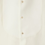 Burberry Regular Fit Silk Tuxedo Kadın Beyaz Gömlek