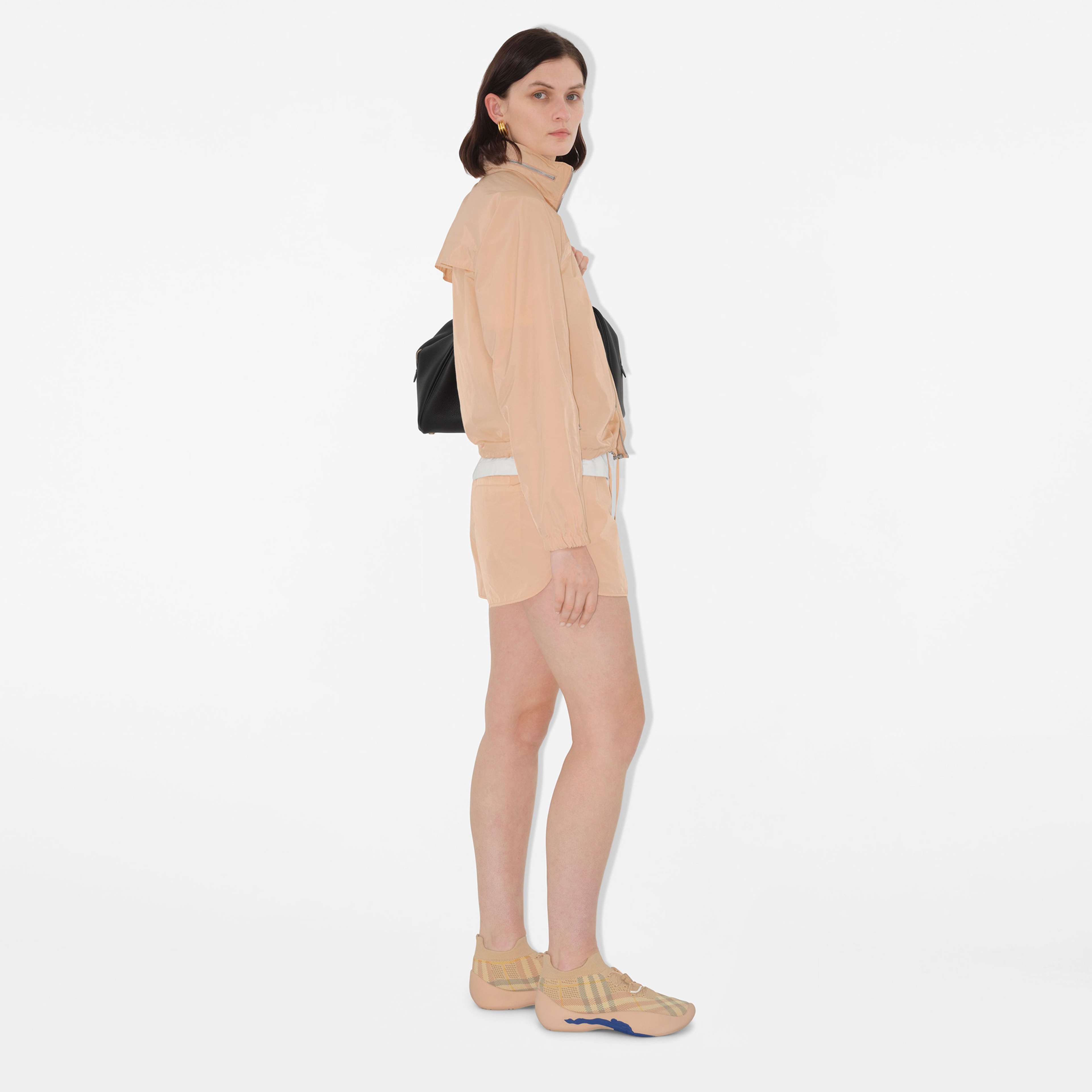 Burberry Neptune Knit Kadın Krem Sneakers