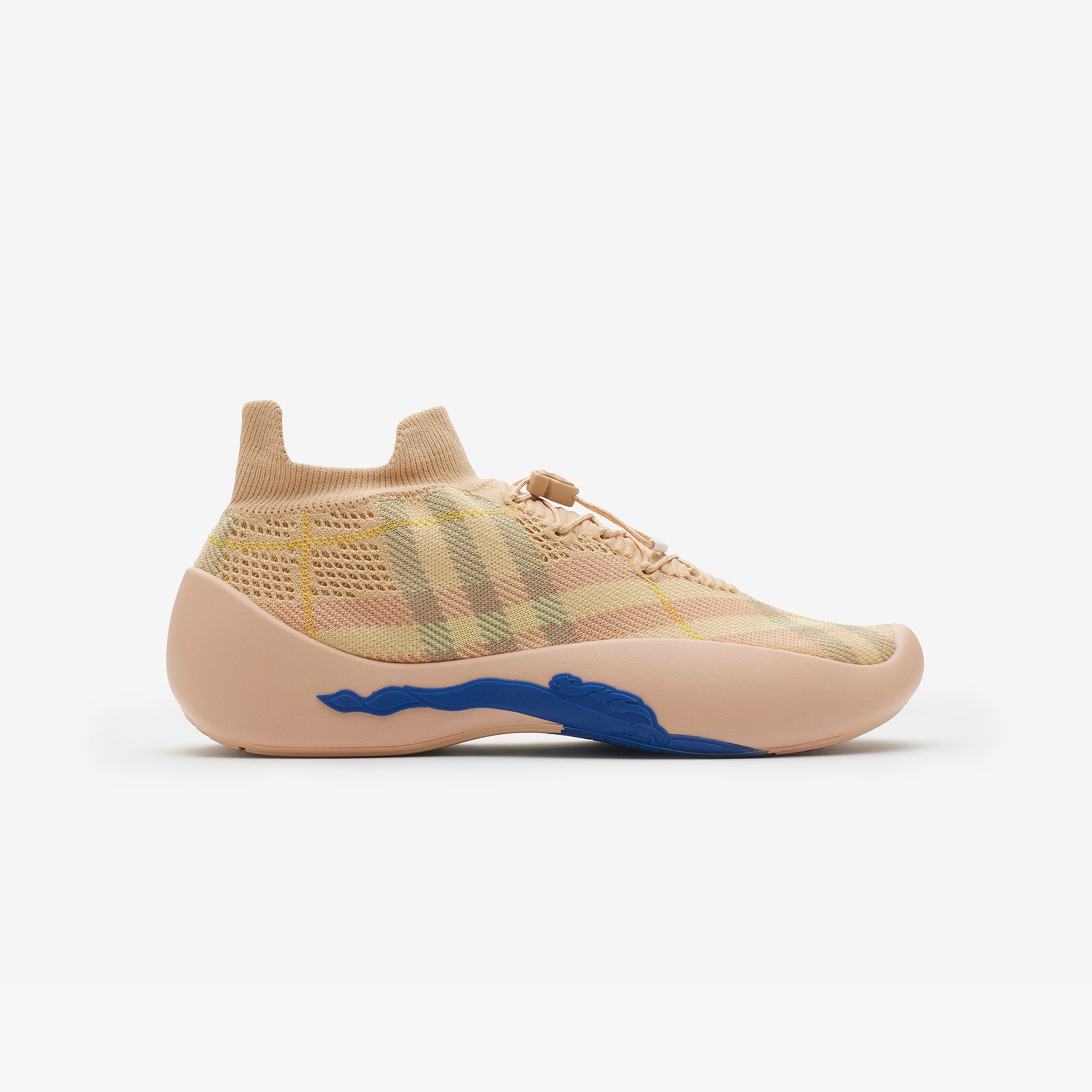 Burberry Neptune Knit Kadın Krem Sneakers