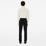 Burberry Slim Fit Cotton Silk Tuxedo Erkek Beyaz Gömlek