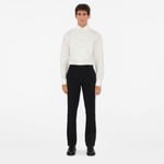 Burberry Slim Fit Cotton Silk Tuxedo Erkek Beyaz Gömlek