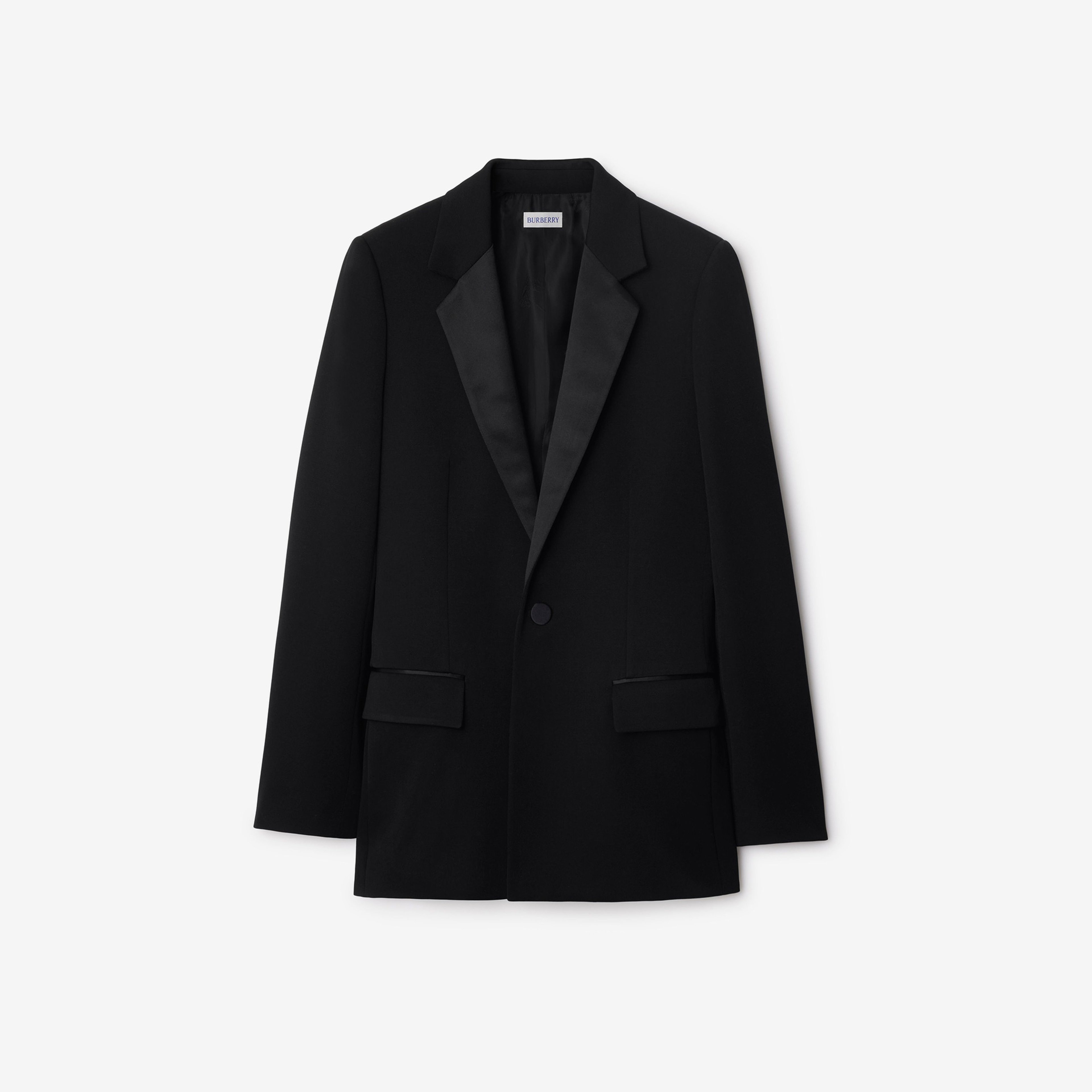 Burberry Wool Tuxedo Kadın Siyah Ceket