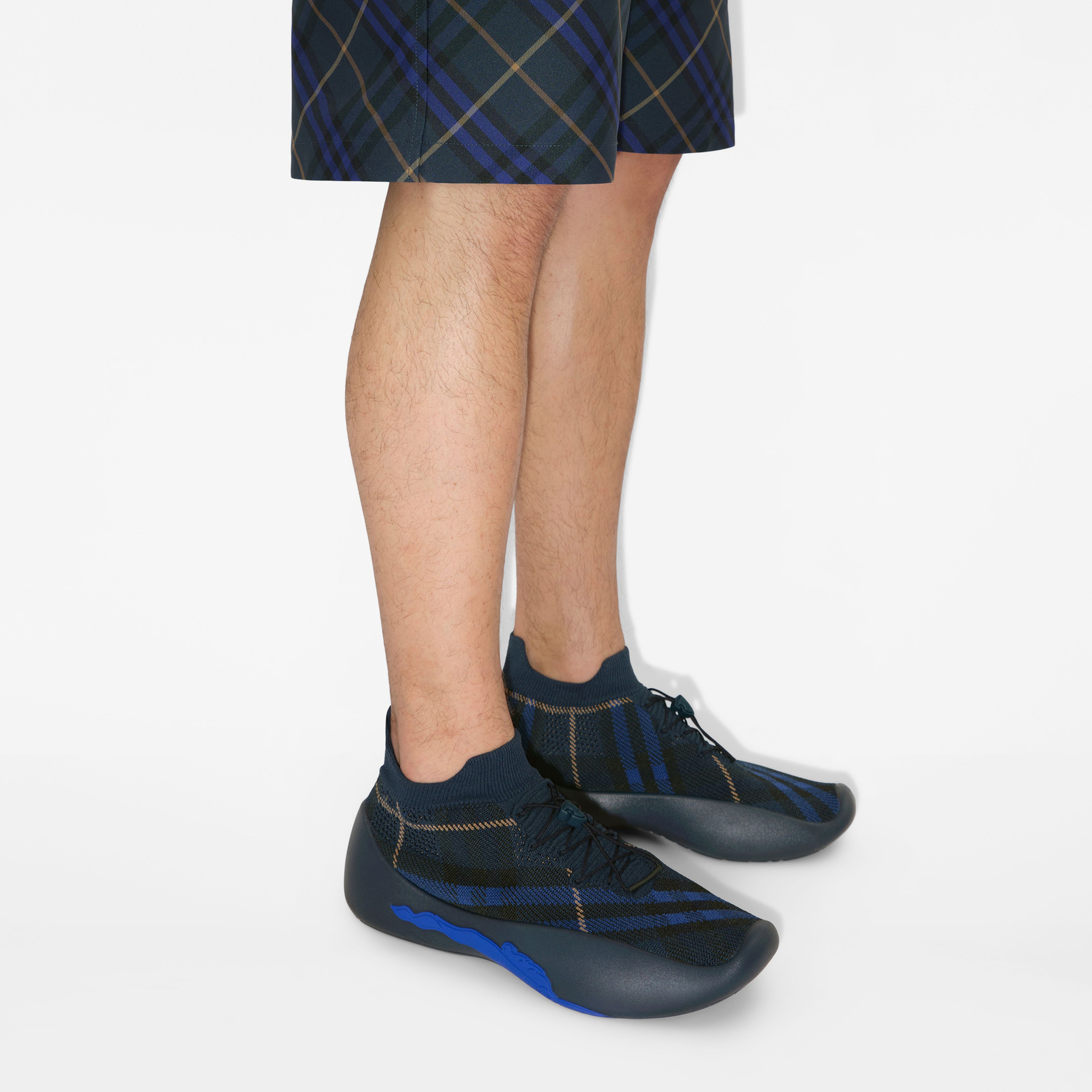 Burberry Knit Neptune Erkek Lacivert Sneakers