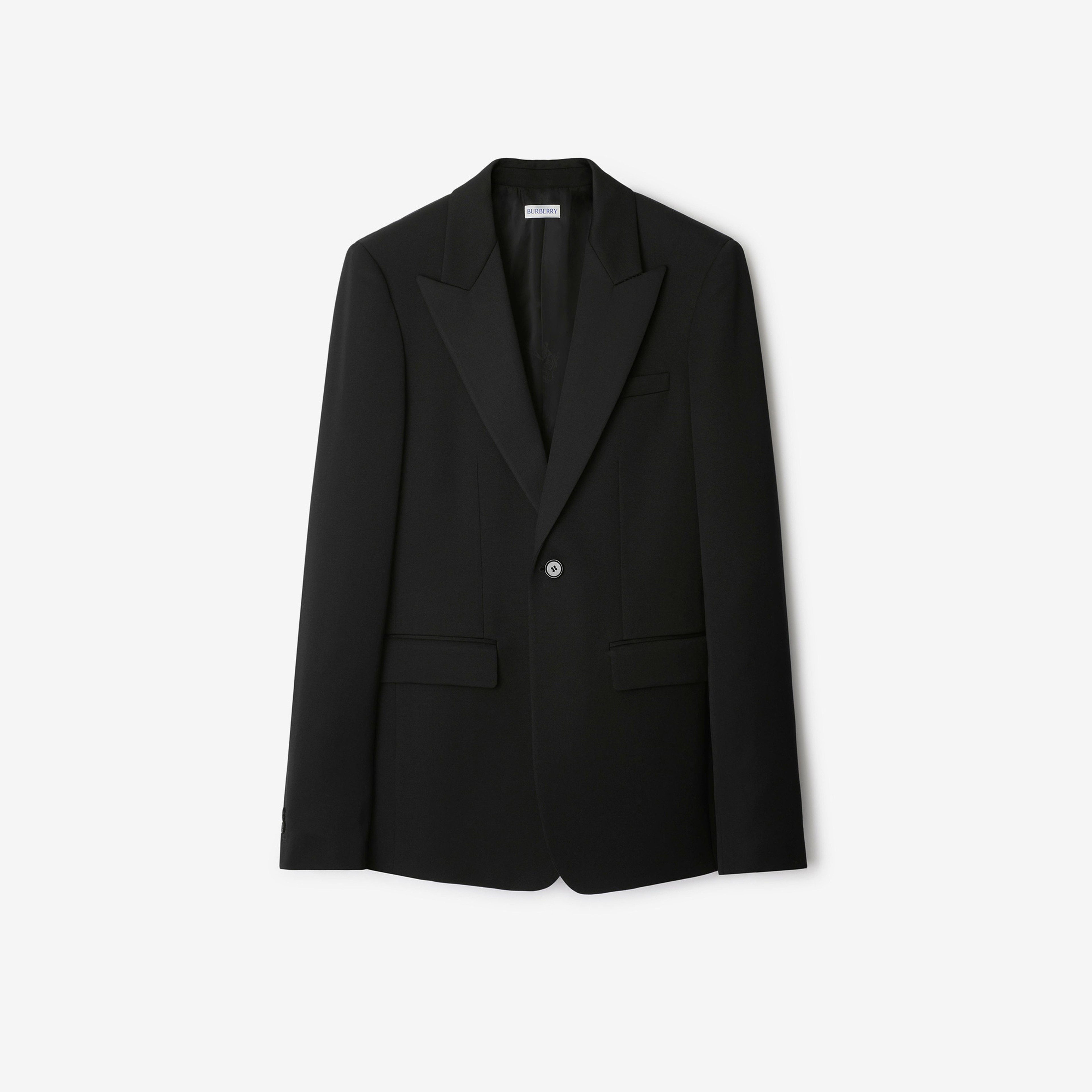 Burberry Wool Tuxedo Erkek Siyah Ceket