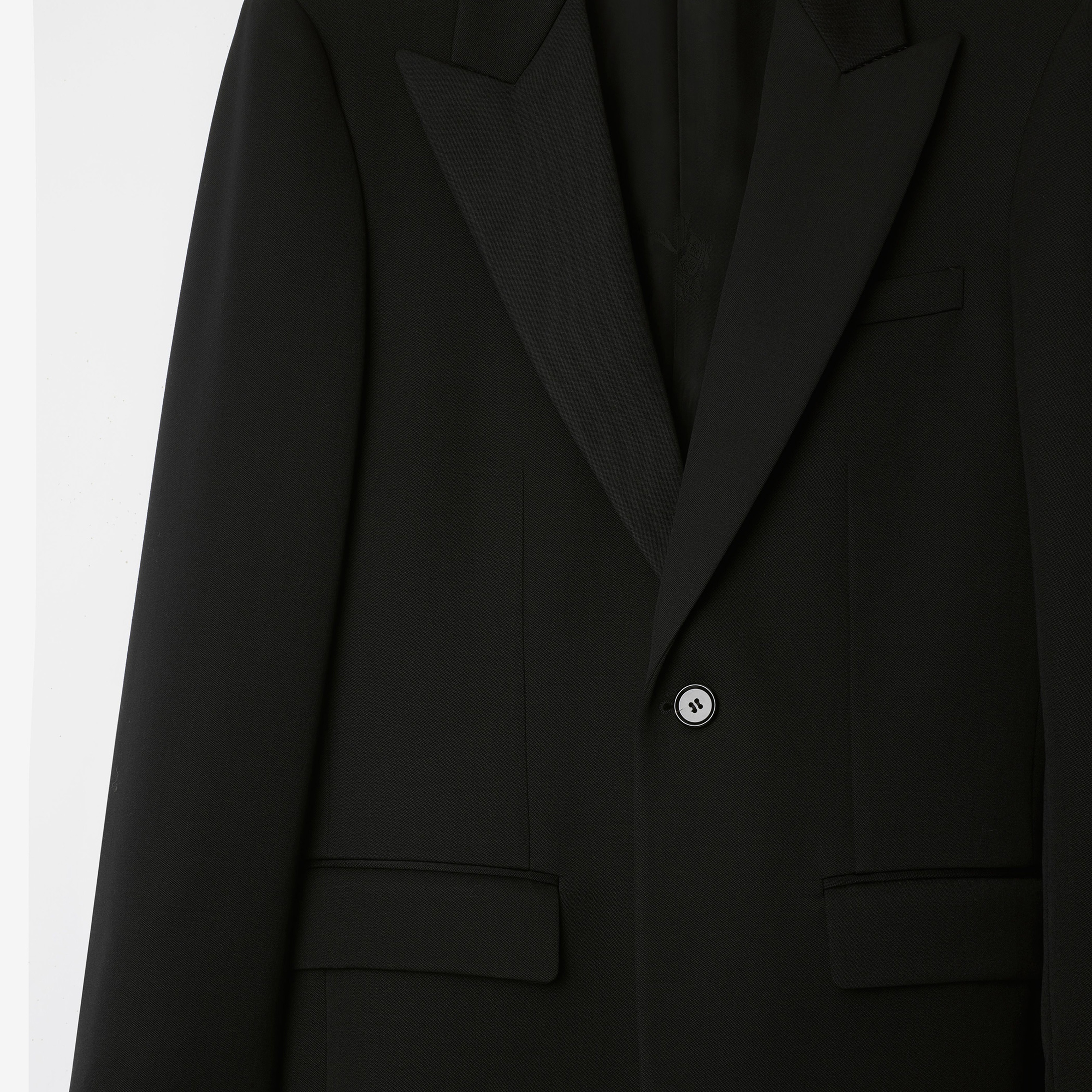 Burberry Wool Tuxedo Erkek Siyah Ceket
