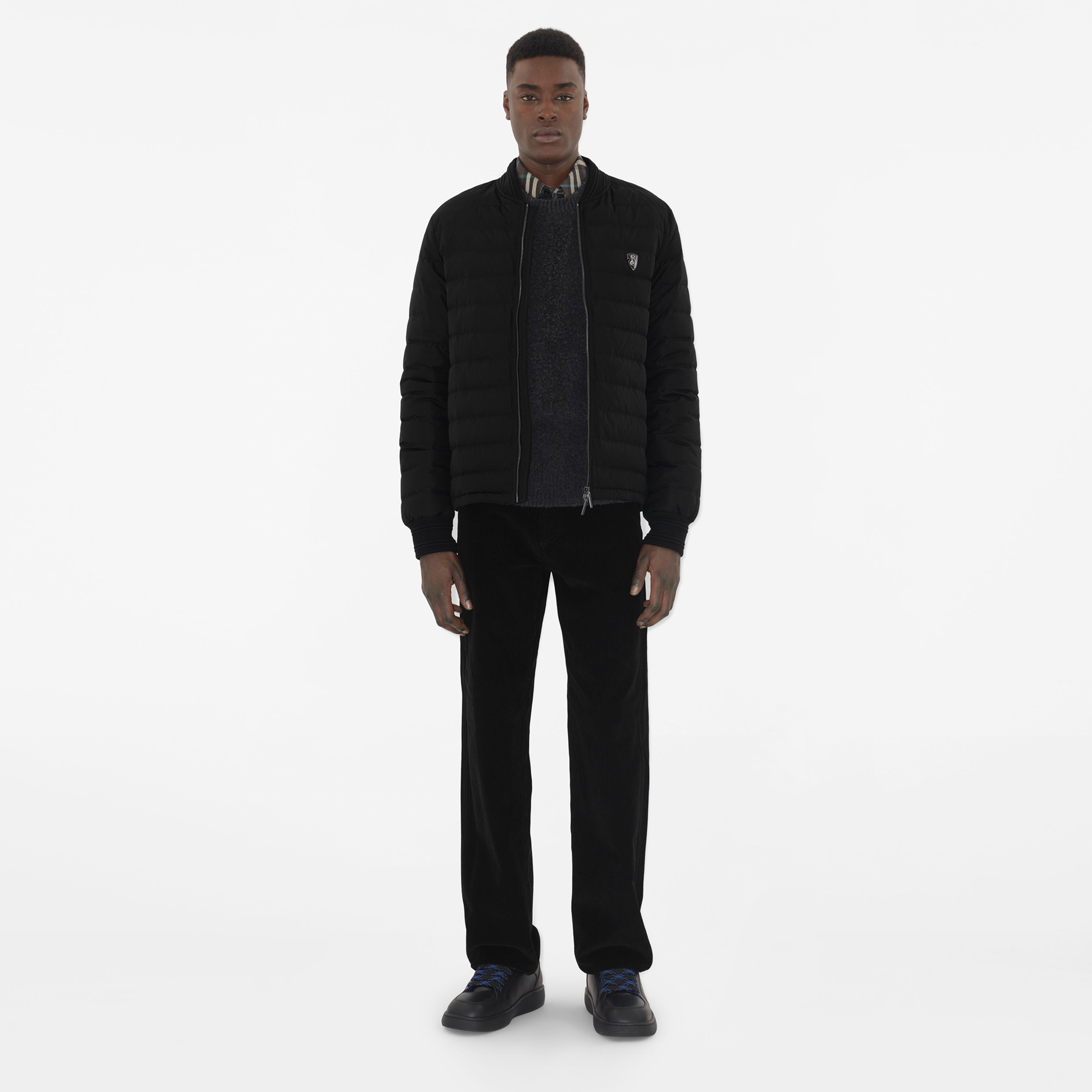 Burberry Tec Puffer Erkek Siyah Mont