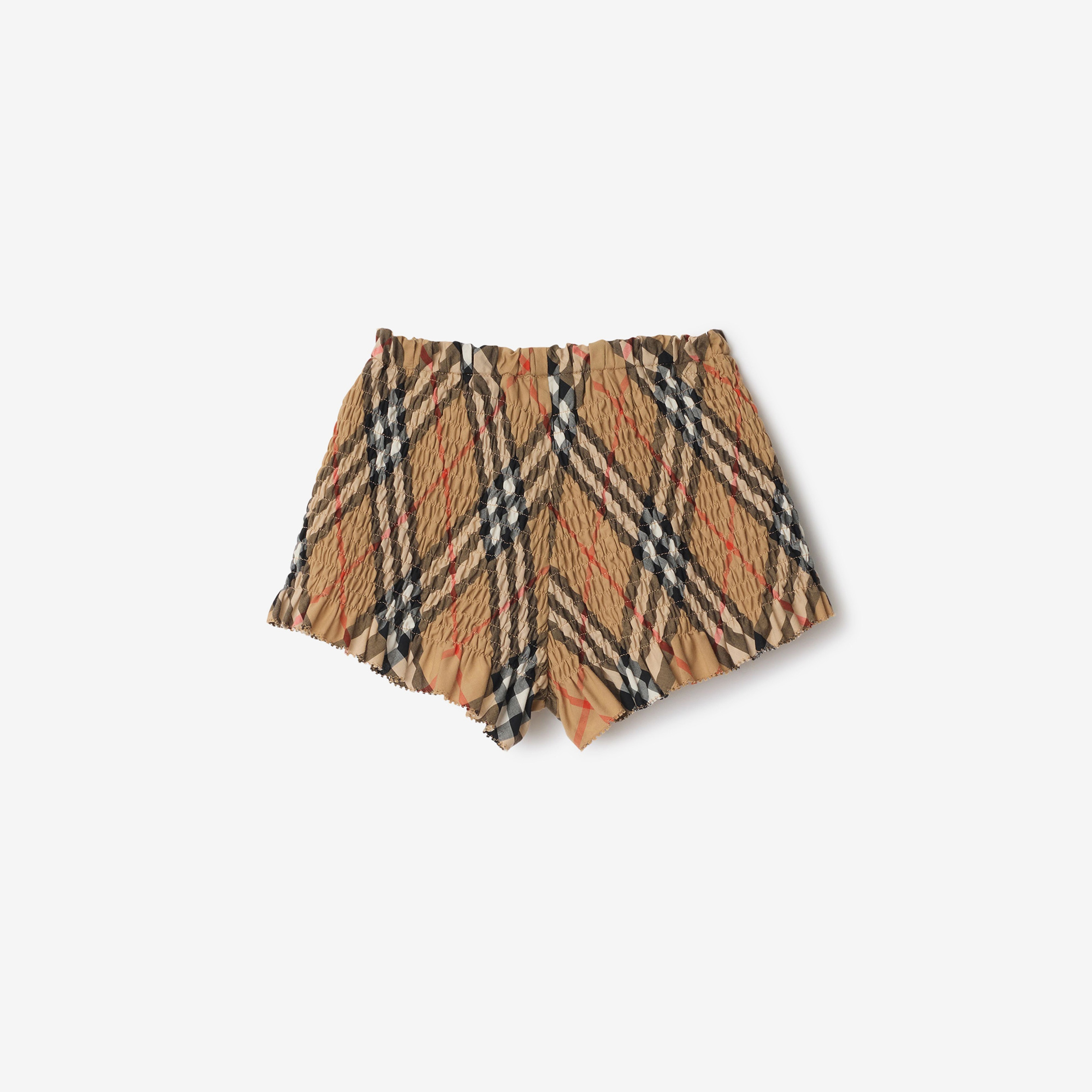 Burberry Remy Cotton Çocuk Bej Şort