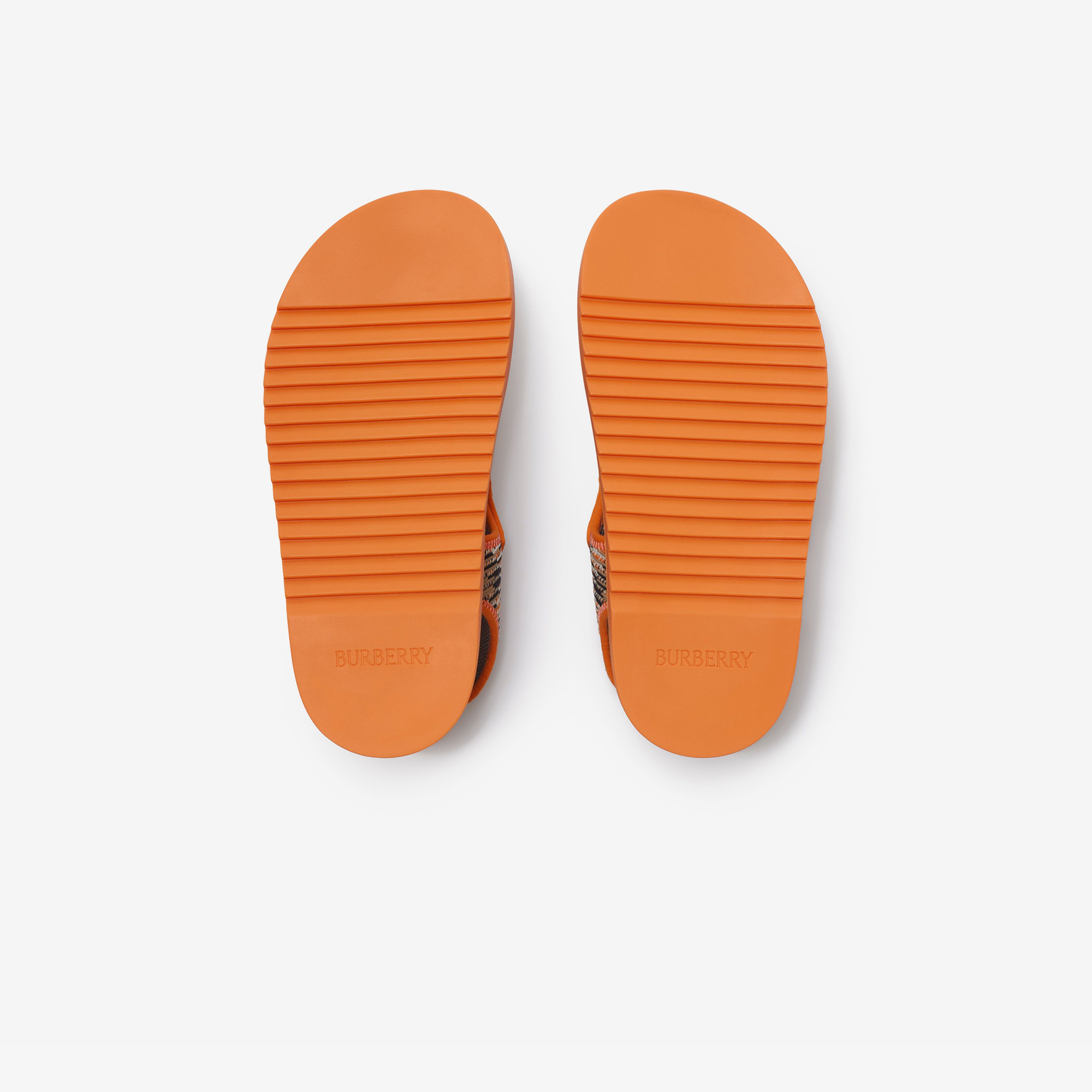 Burberry Cowley Knit Çocuk Bej Sandalet