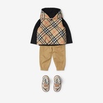 Burberry Slade Reversible Gilet Çocuk Bej Mont