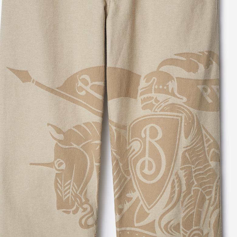 Burberry Kadın Bej Pantolon