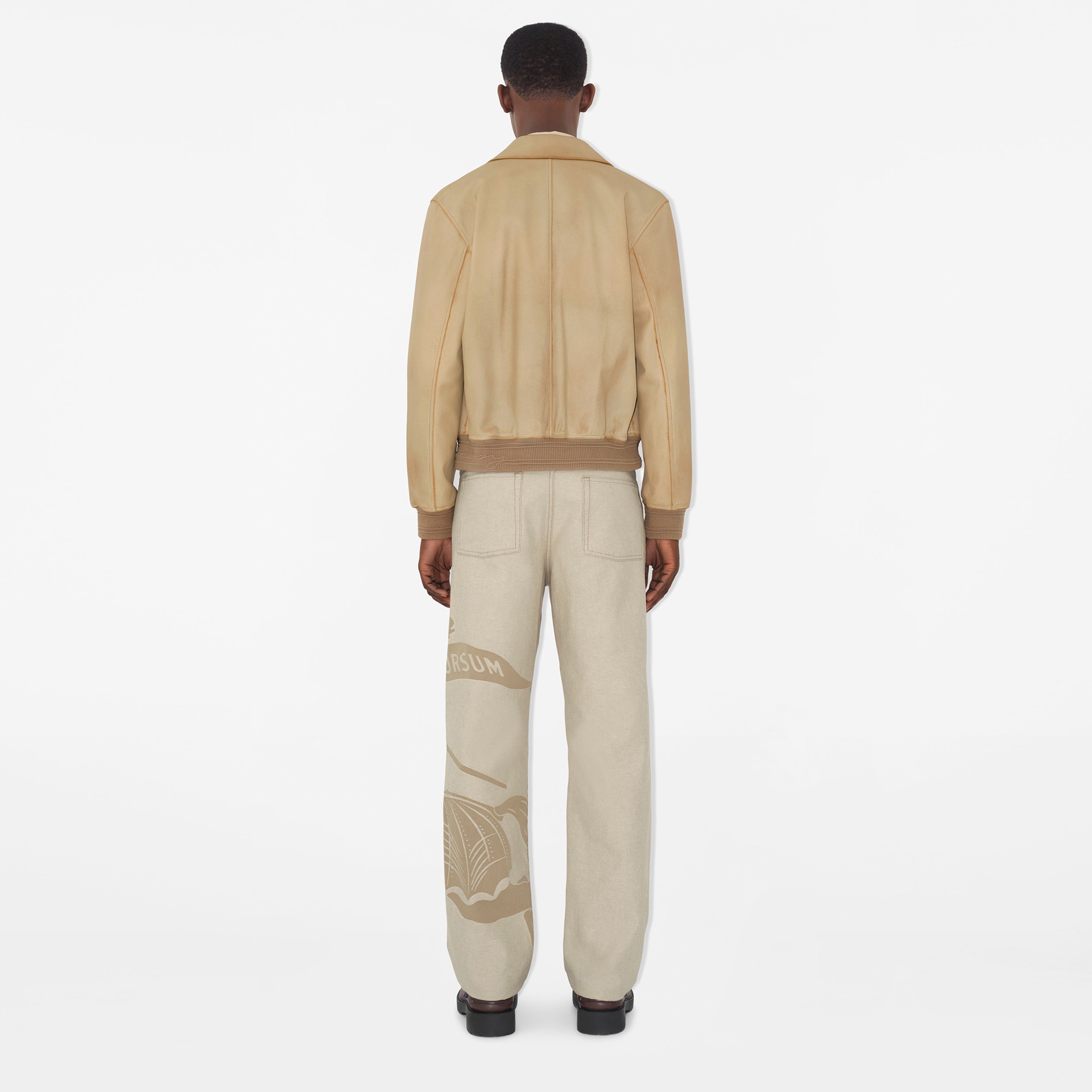 Burberry Erkek Bej Pantolon