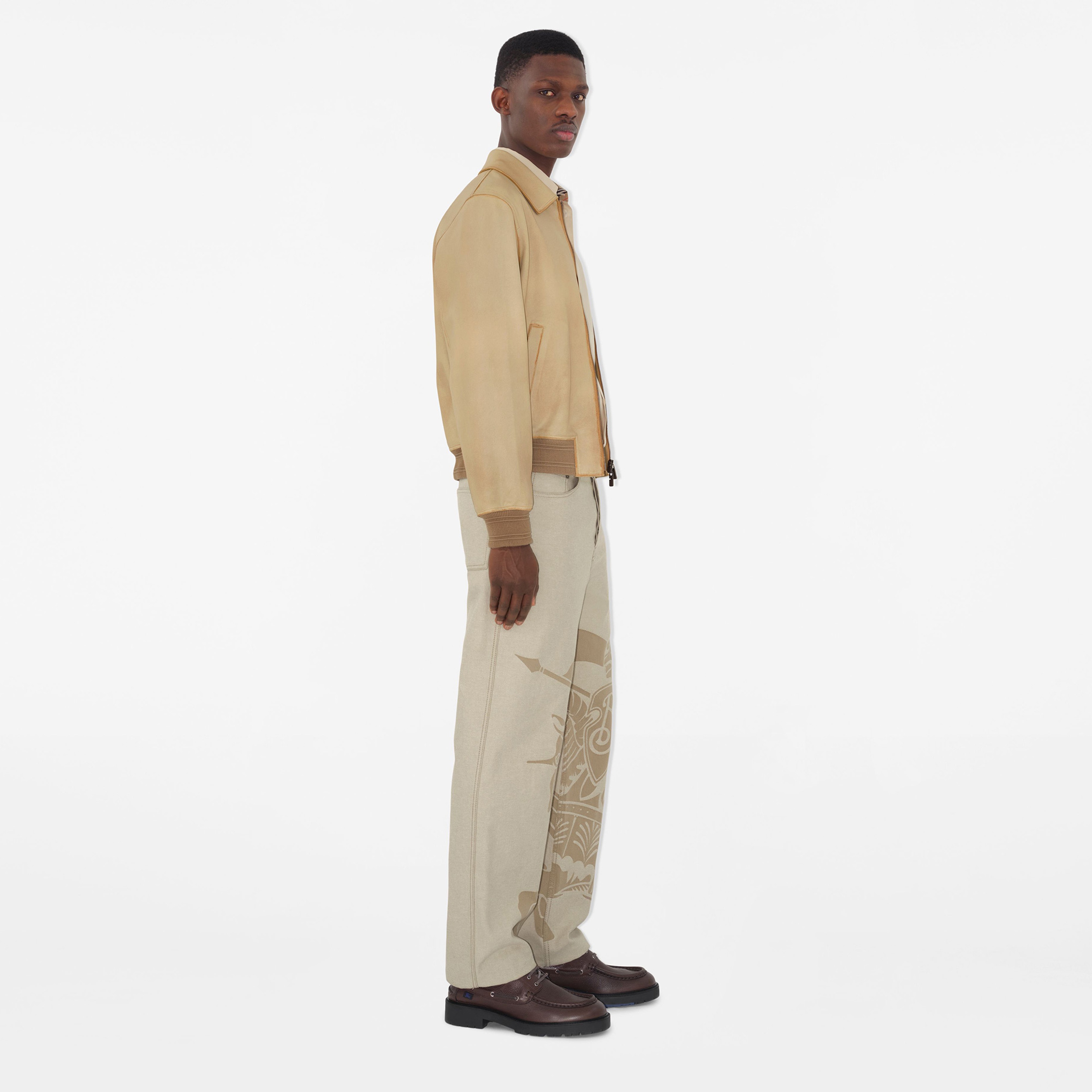 Burberry Erkek Bej Pantolon