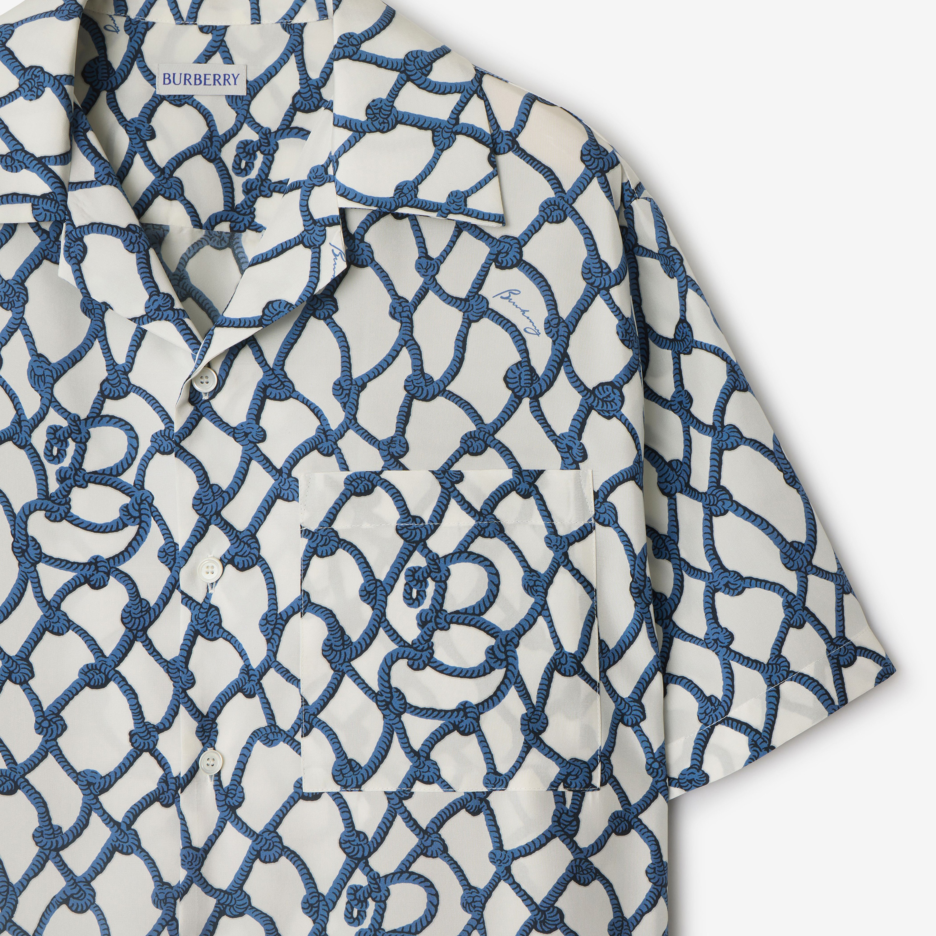 Burberry Kadın Mavi Gömlek
