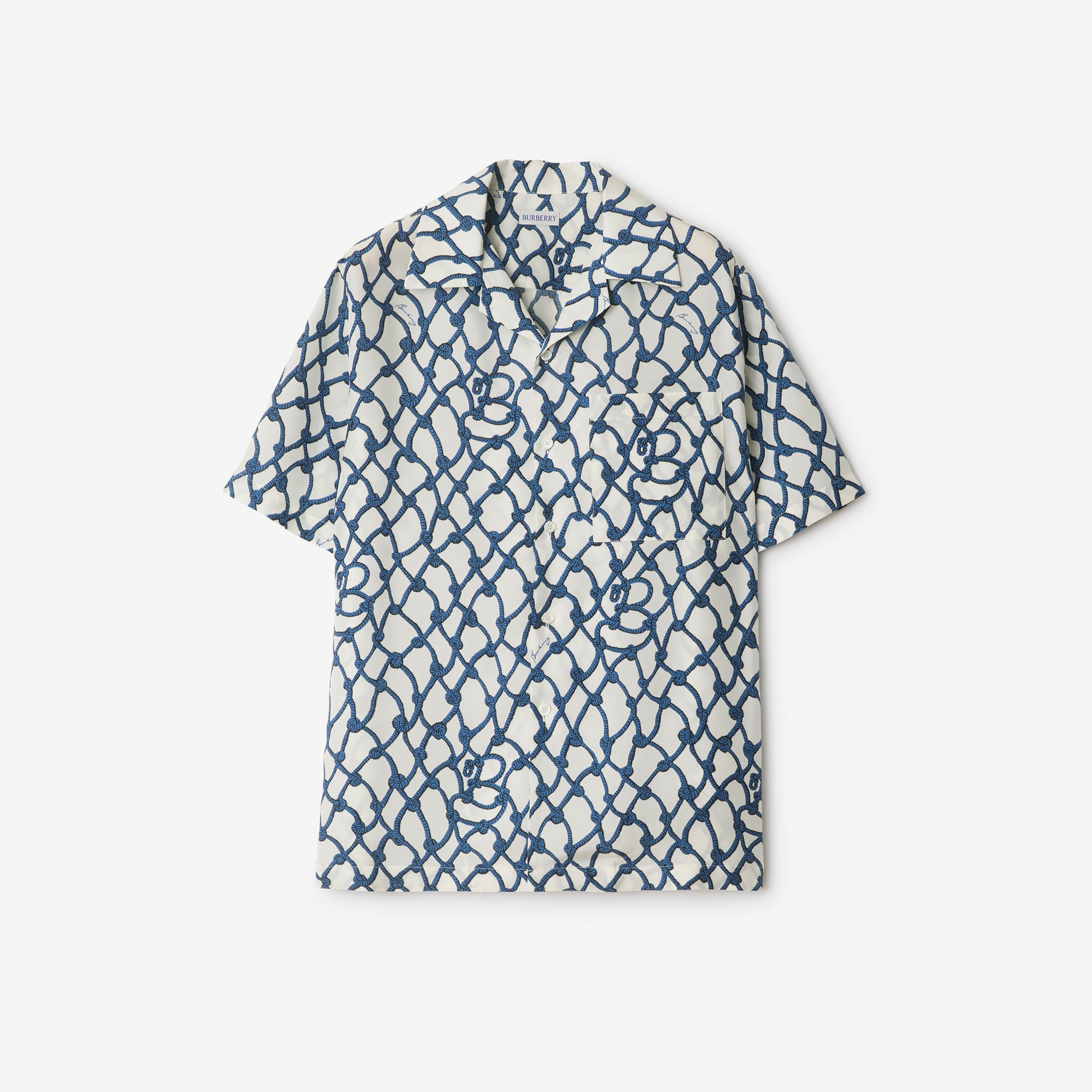 Burberry Kadın Mavi Gömlek