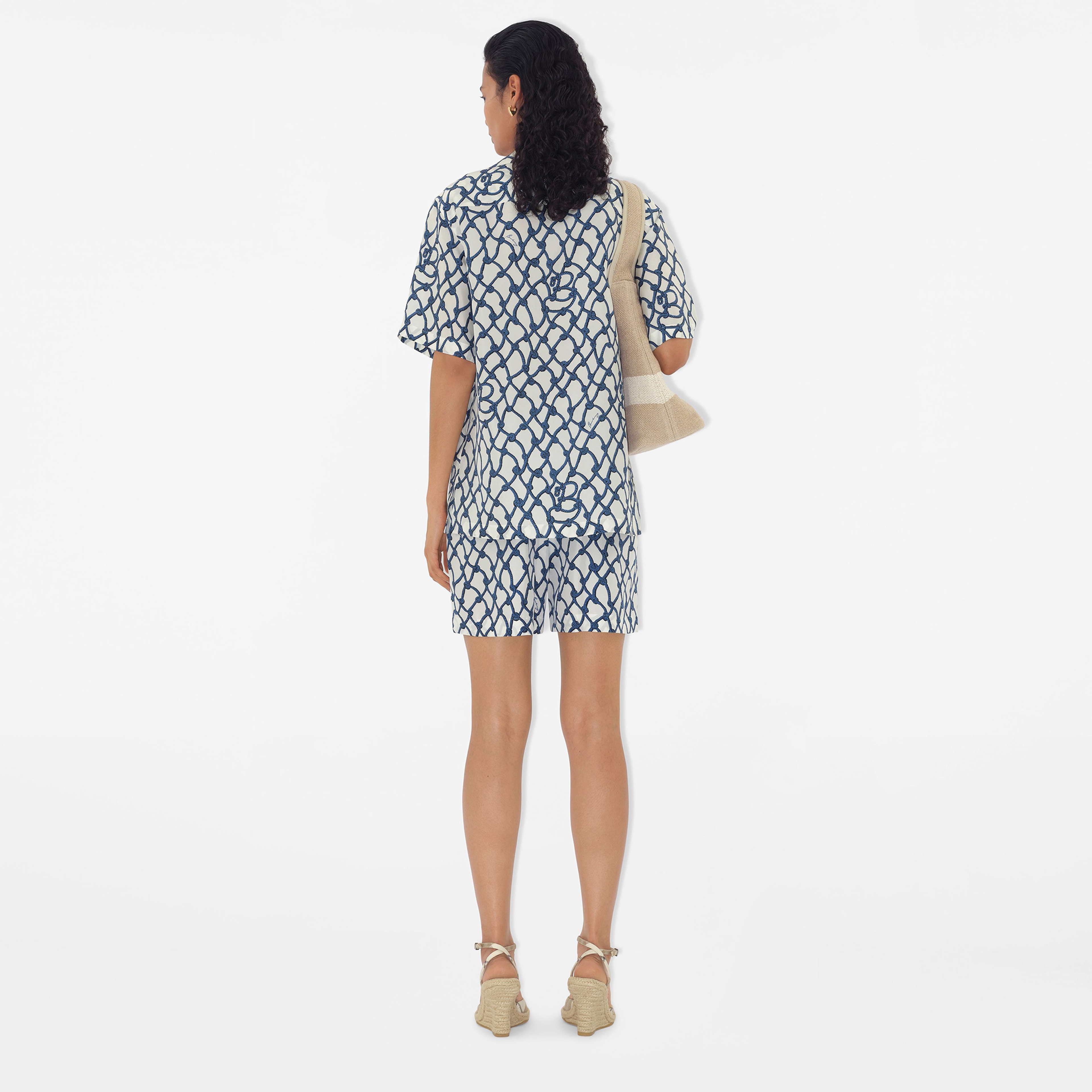 Burberry Kadın Mavi Gömlek