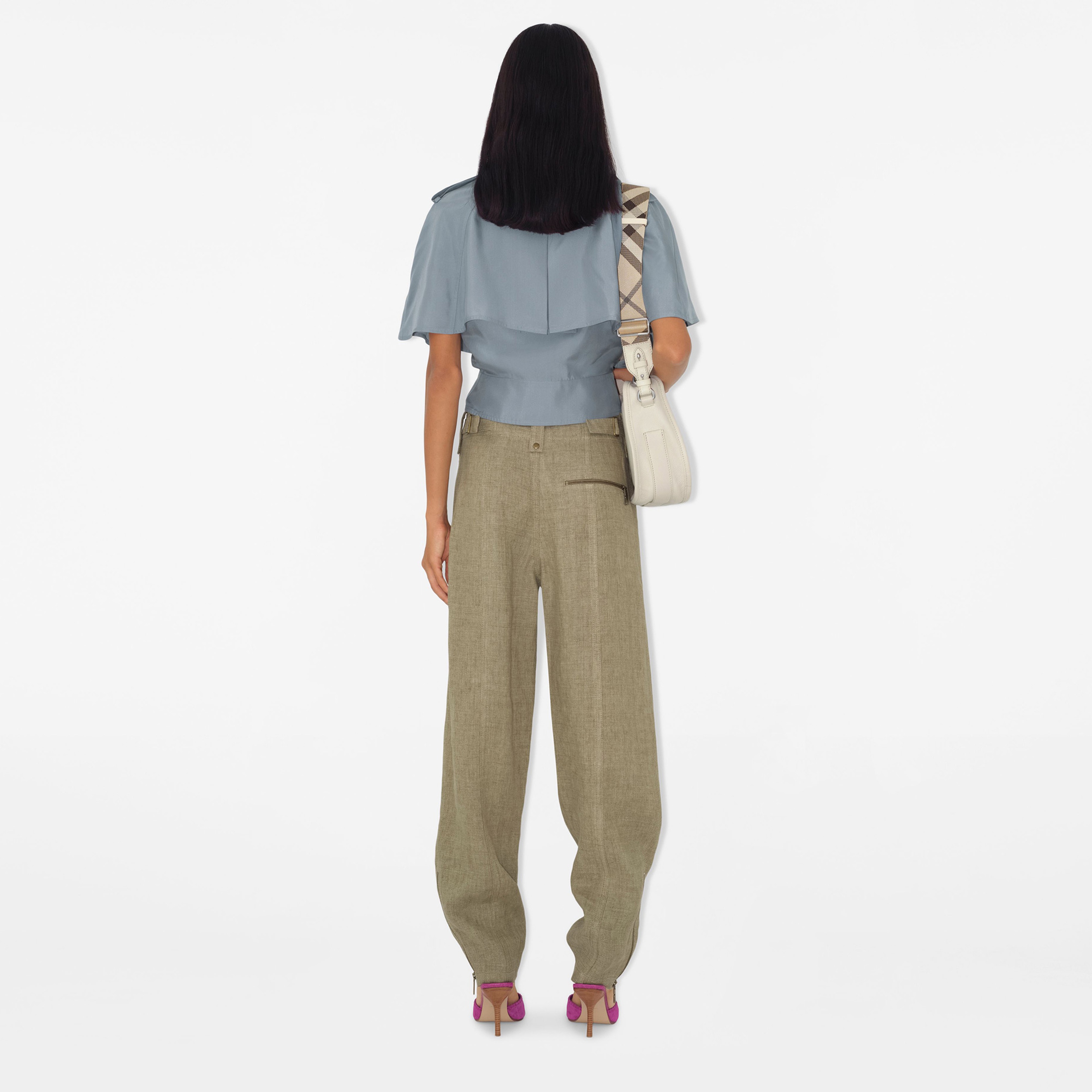 Burberry Kadın Yeşil Pantolon