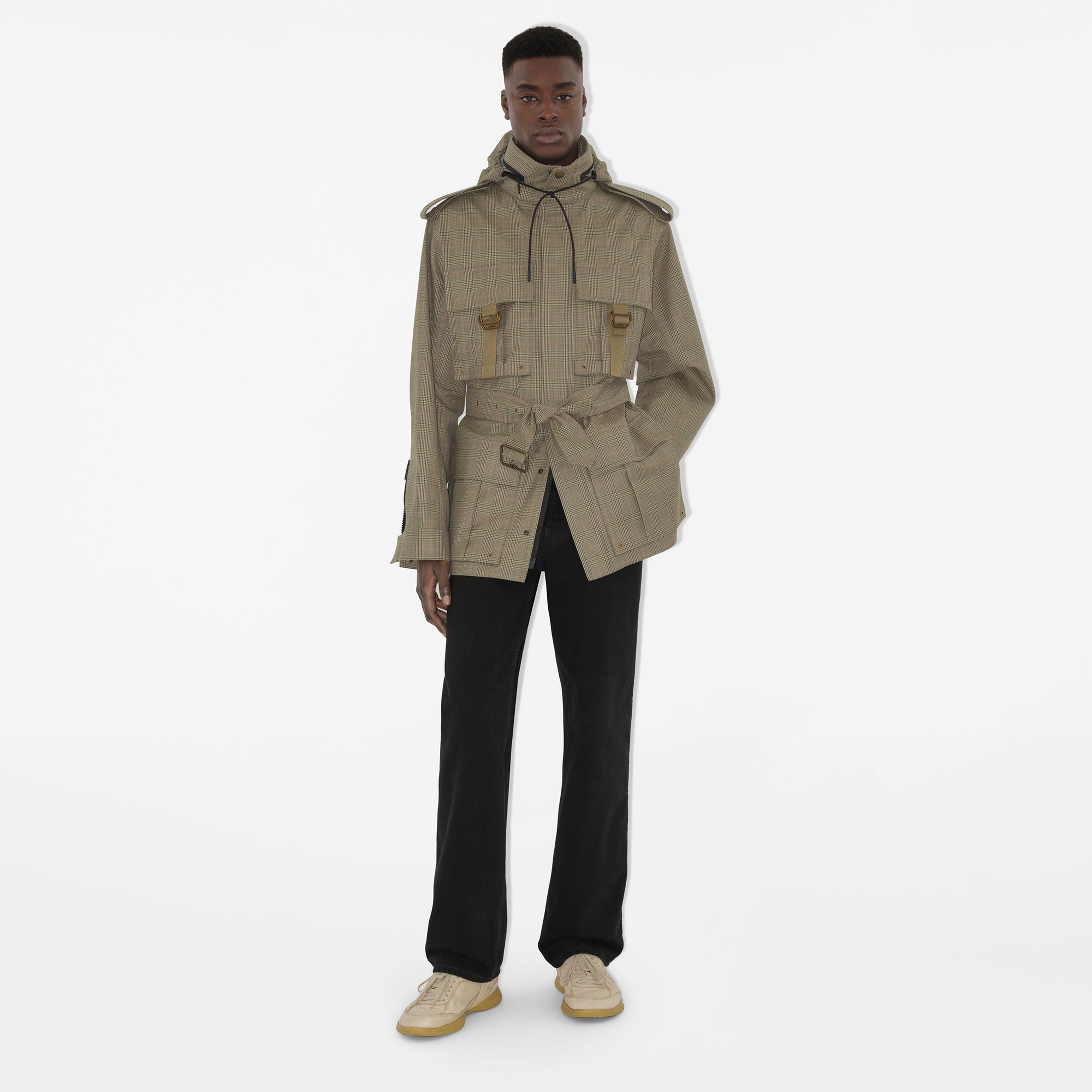 Burberry Erkek Bej Mont