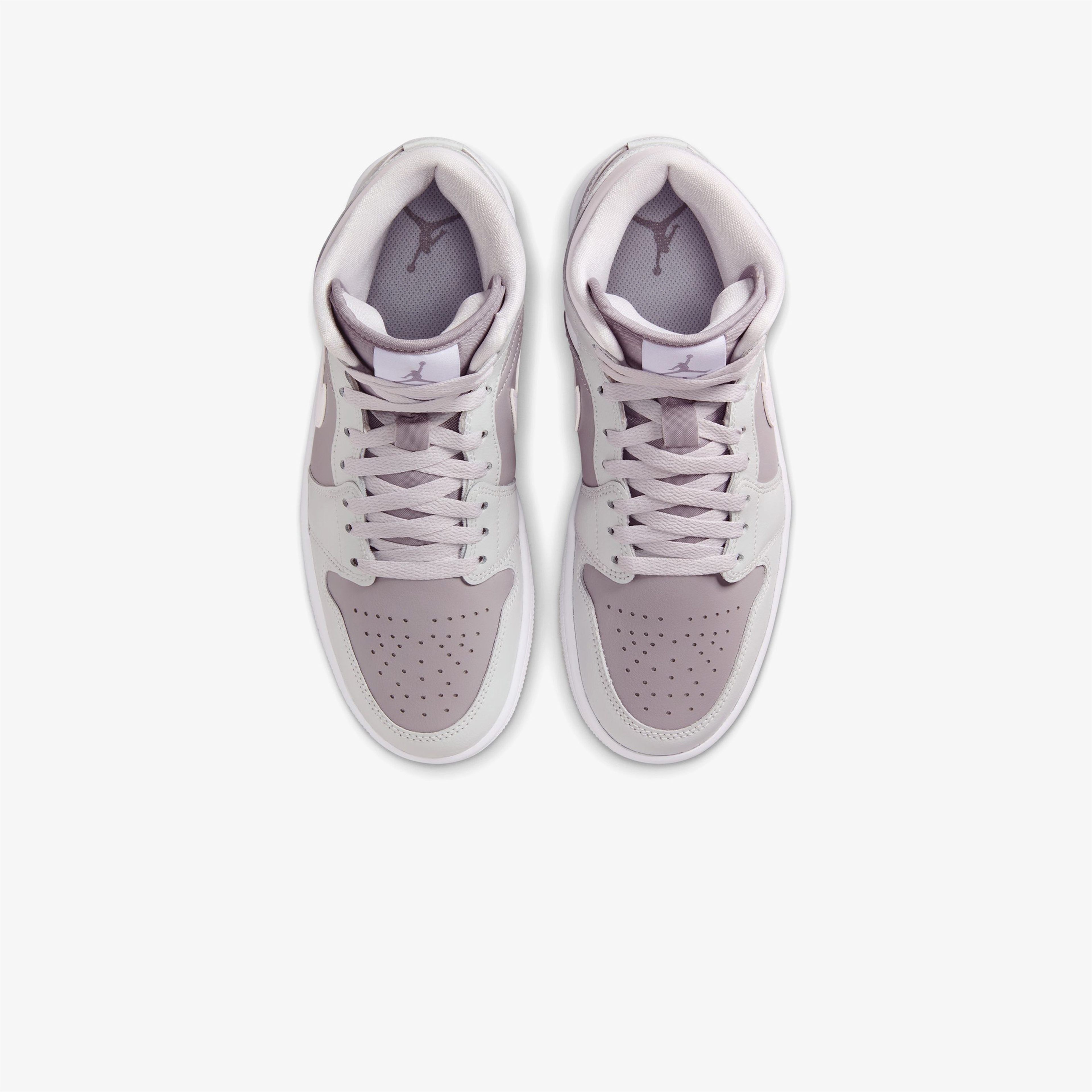 Nike Air Jordan 1 Mid Kadın Gri Bilekli Sneaker