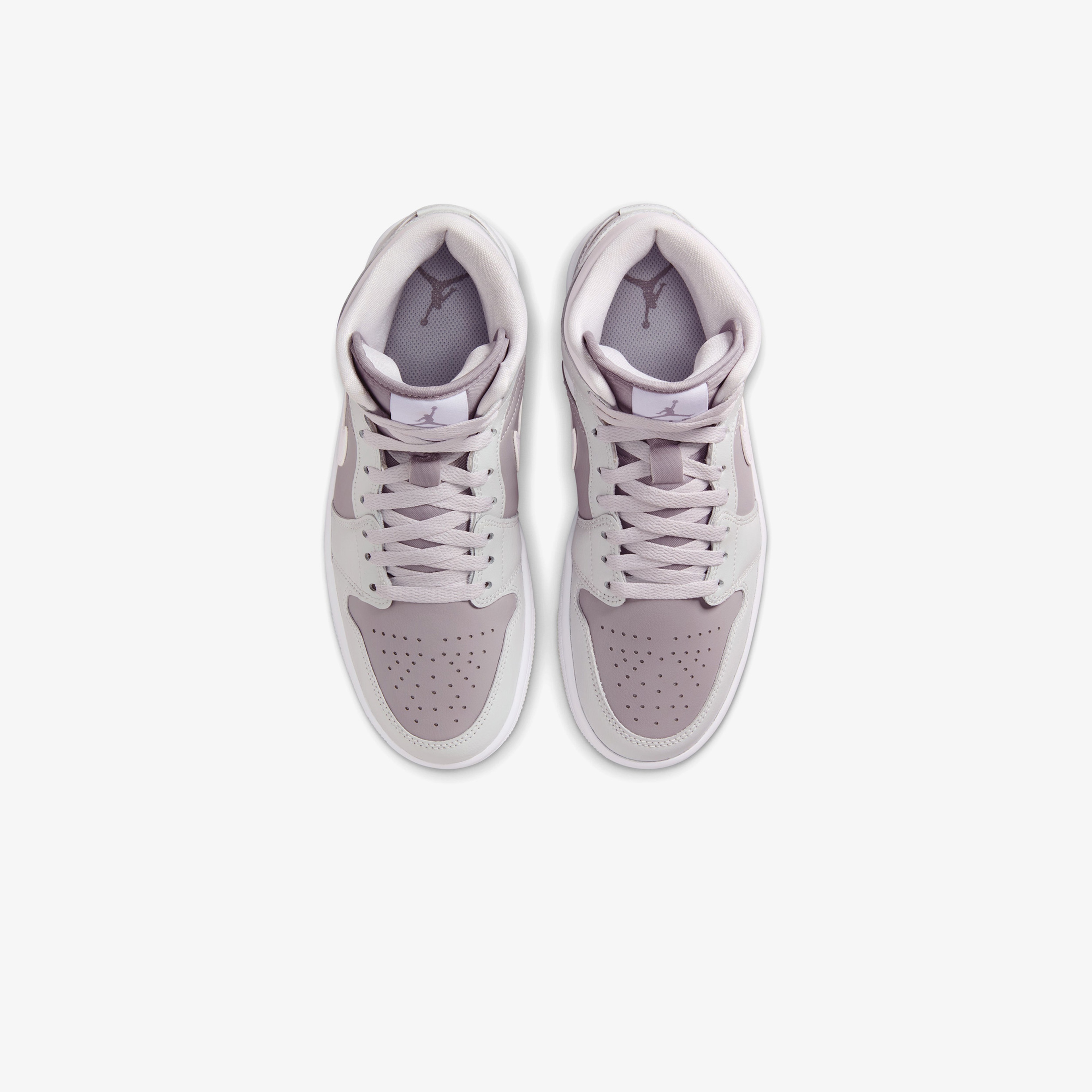 Nike Air Jordan 1 Mid Kadın Gri Bilekli Sneaker