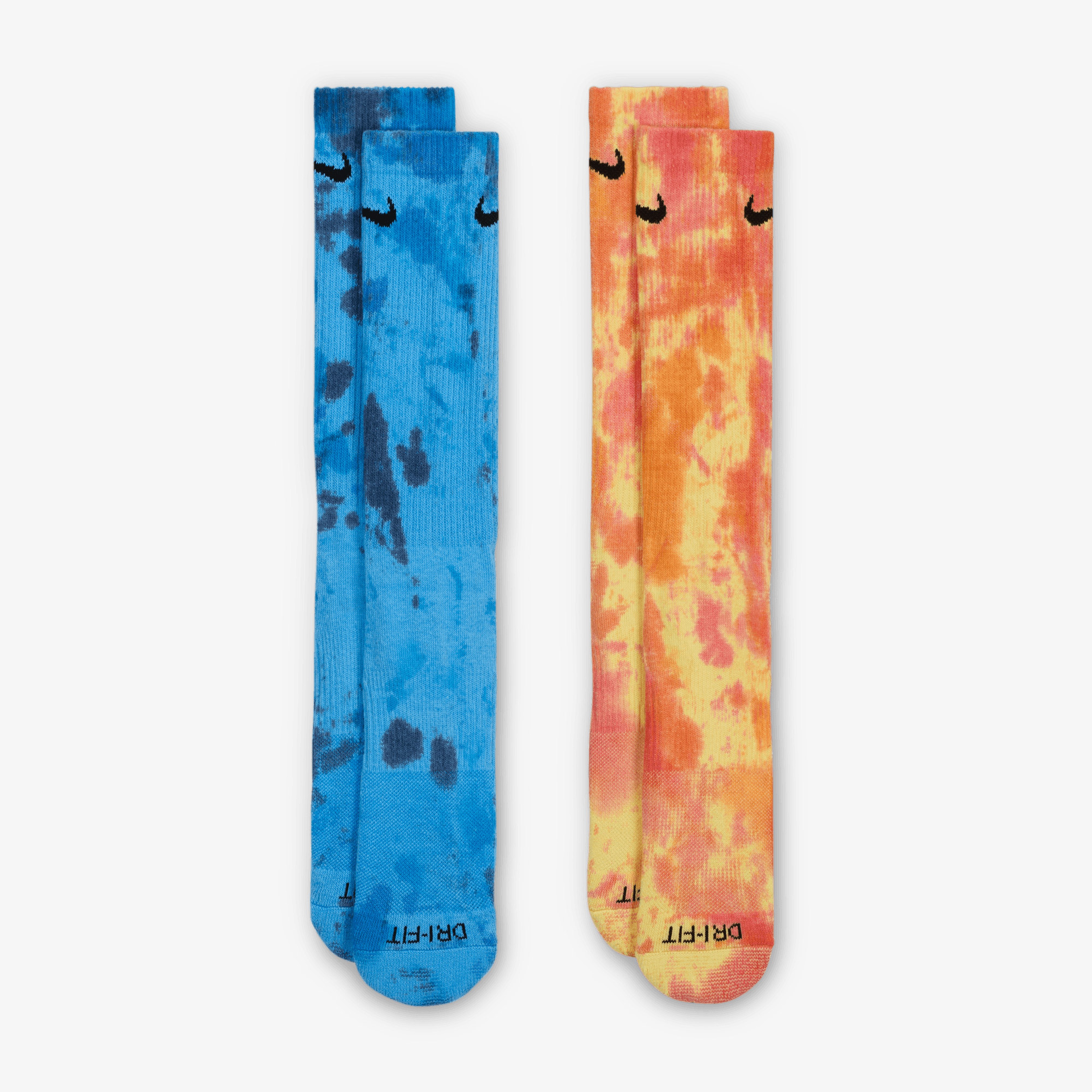 Nike Sportswear Everyday Cushioned Crew Unisex Mavi/Turuncu 2'li Çorap