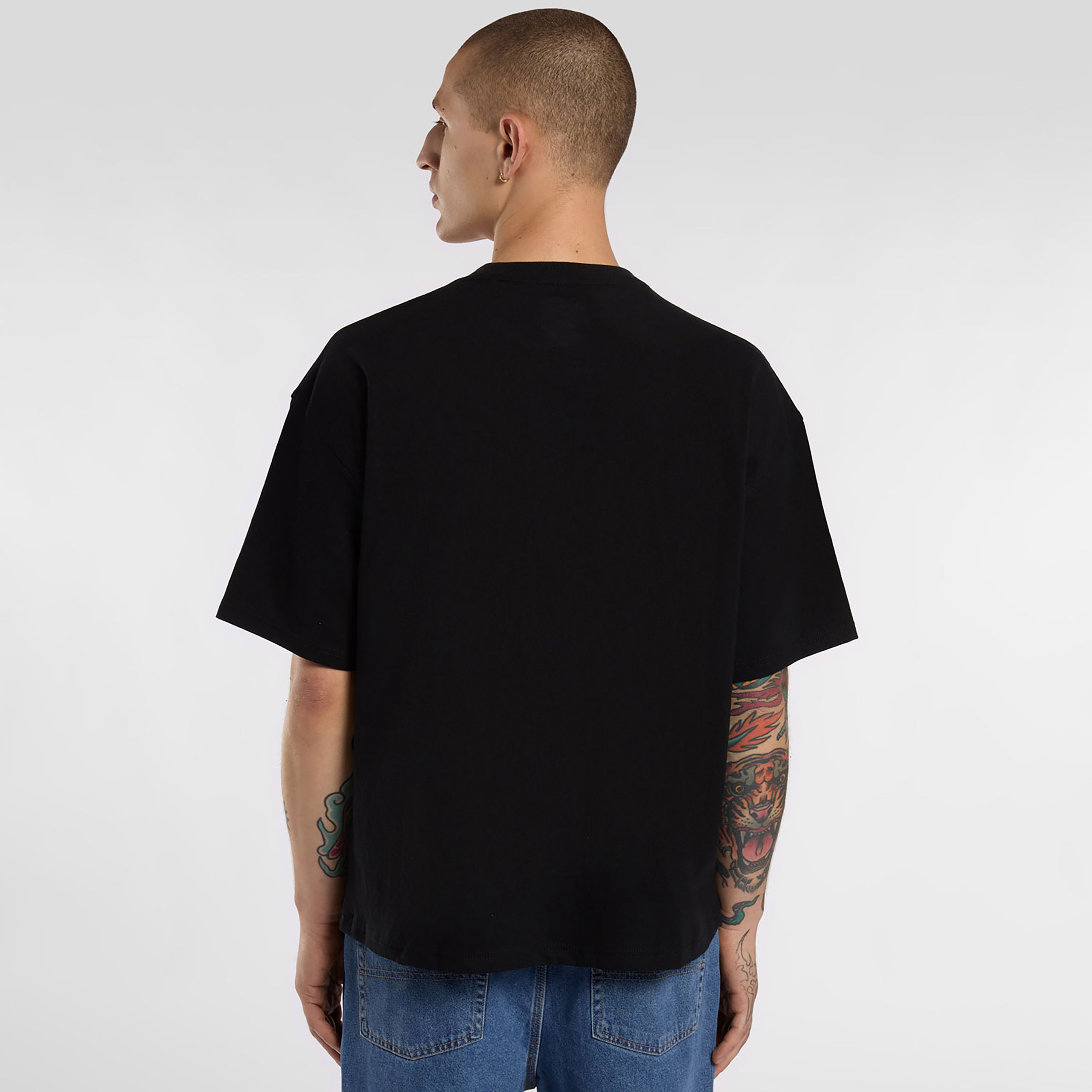 Dickies Lewistown Embro Erkek Siyah T-Shirt