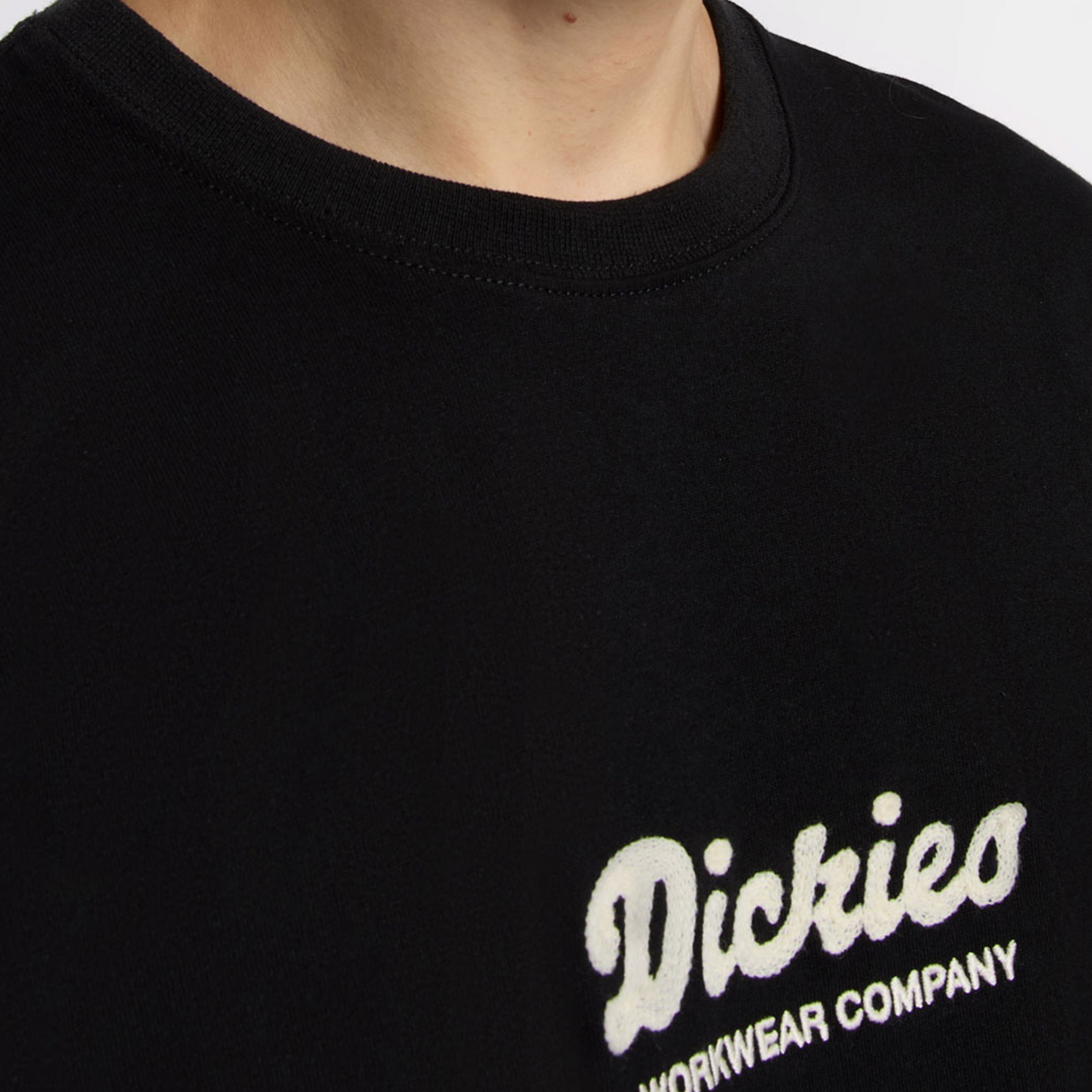 Dickies Lewistown Embro Erkek Siyah T-Shirt
