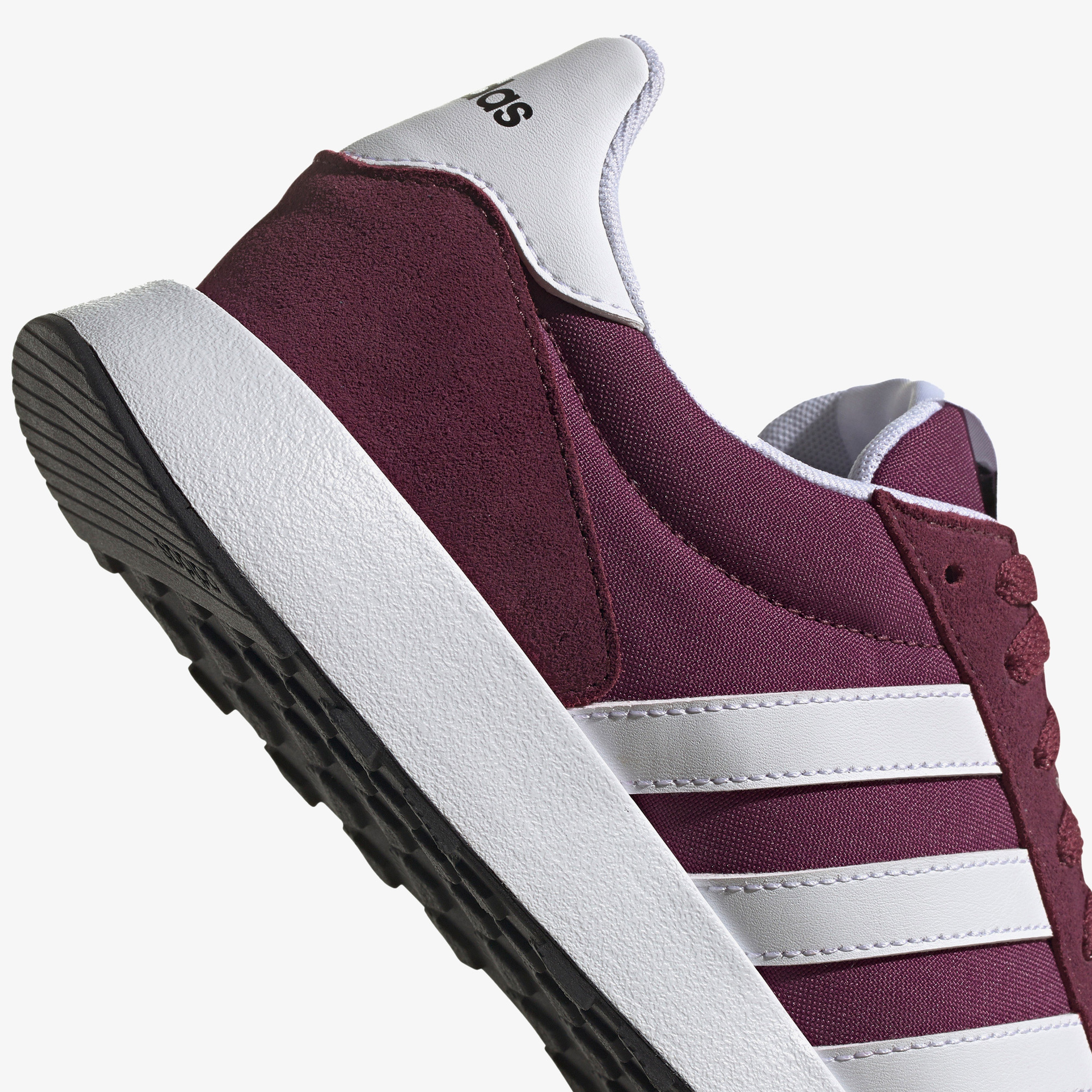 adidas Run60 2.0 Erkek Bordo Spor Ayakkabı