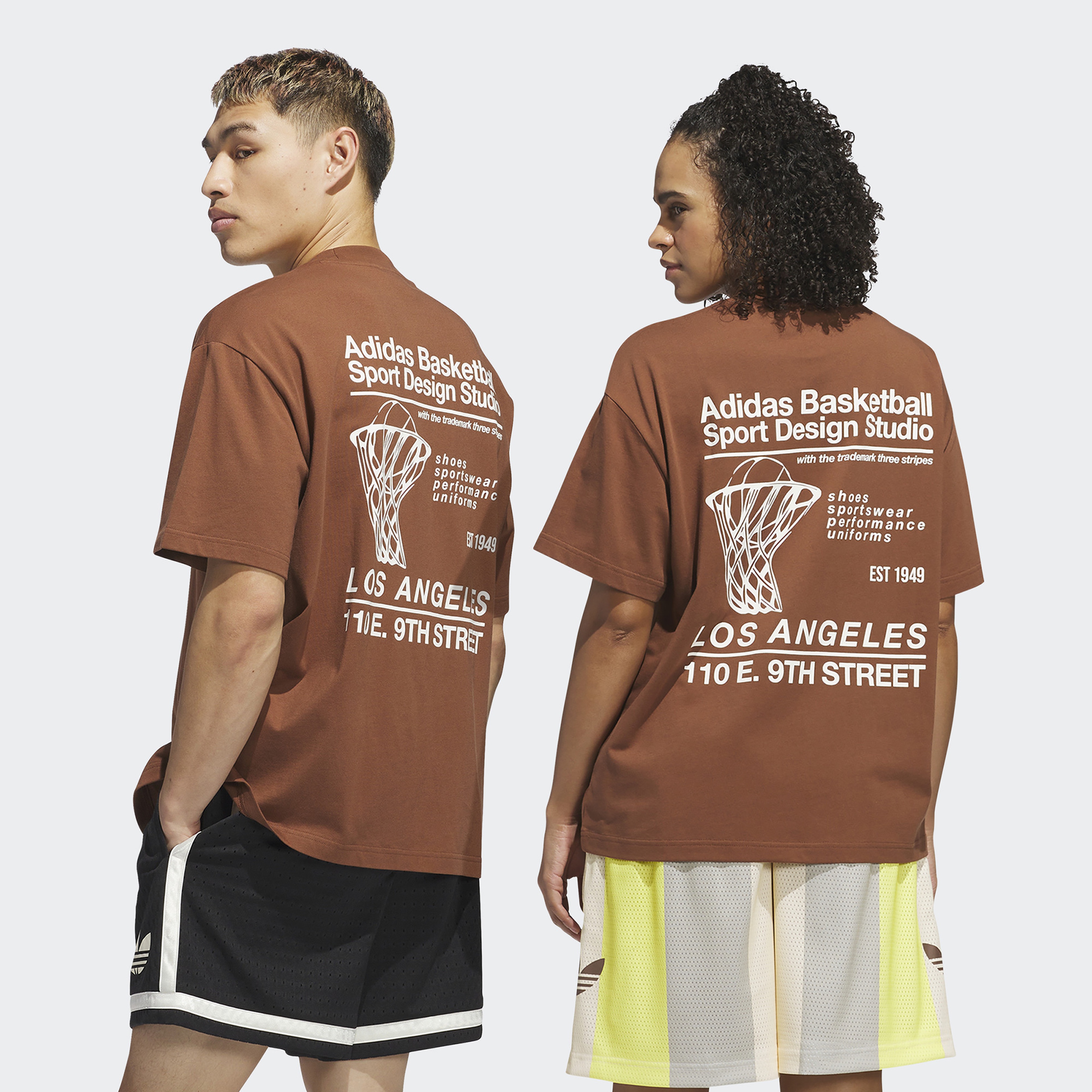 adidas Adı Sd Ball Net Kahverengi Erkek T-Shirt