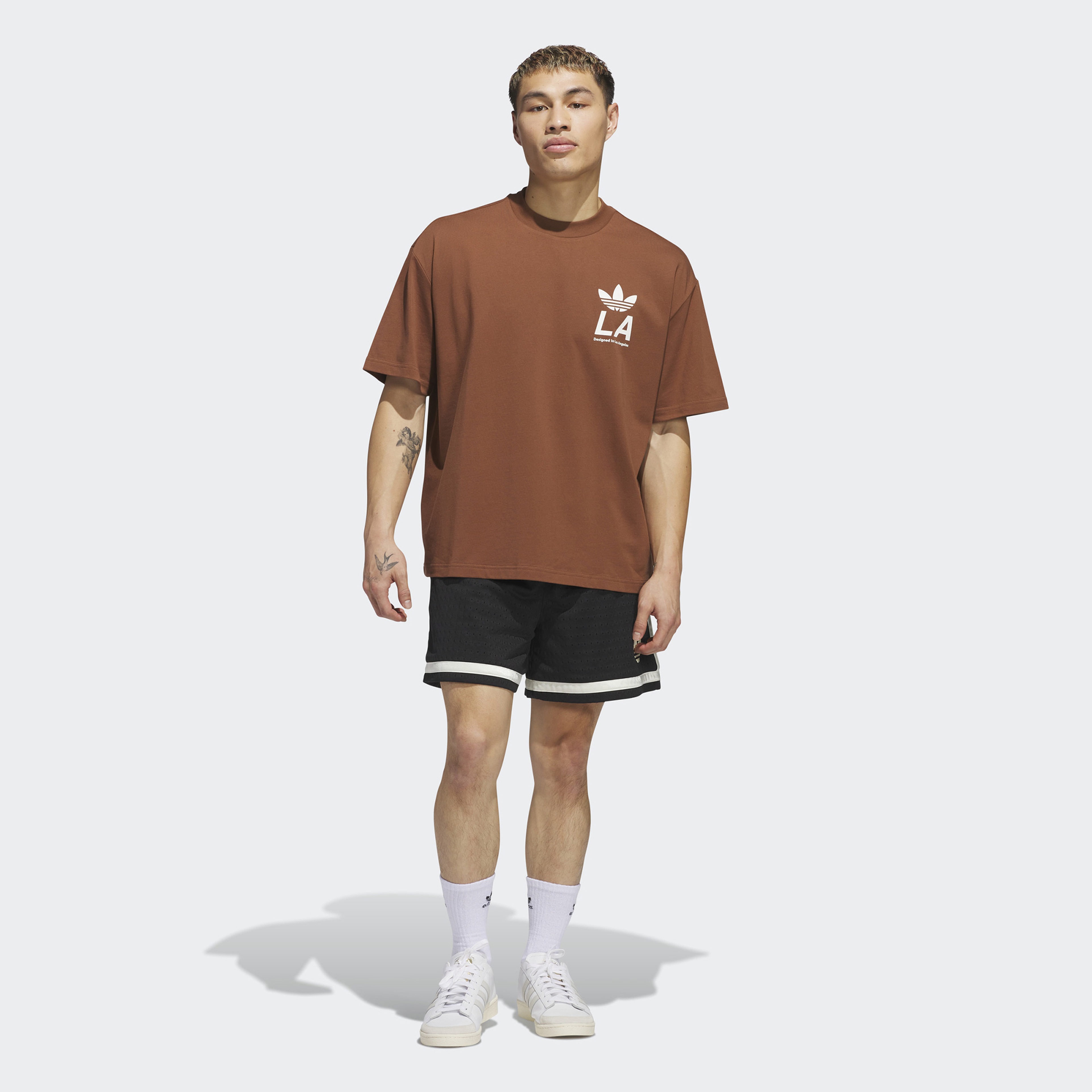 adidas Adı Sd Ball Net Kahverengi Erkek T-Shirt