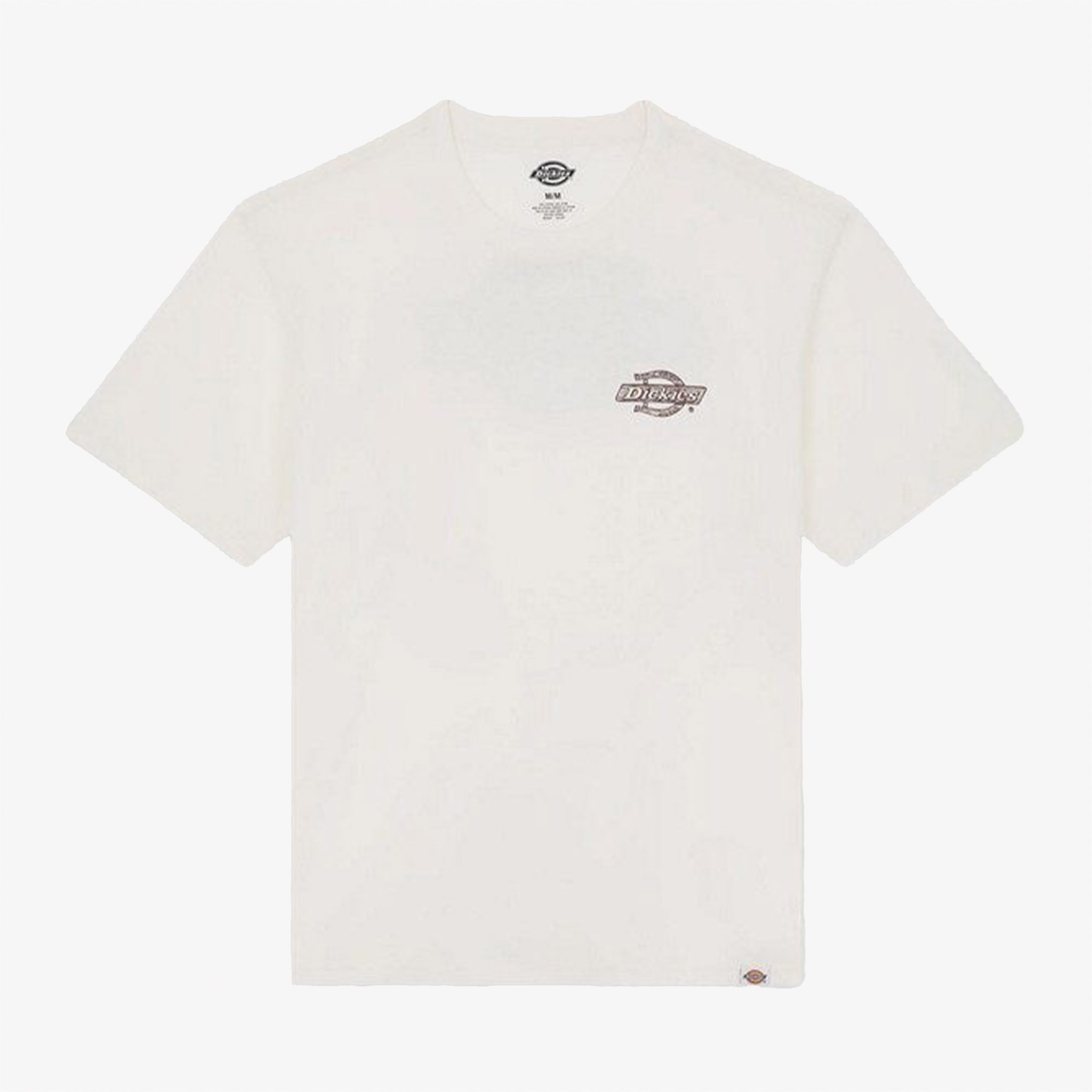 Dickies Wood Logo Bianco Unisex Beyaz T-Shirt