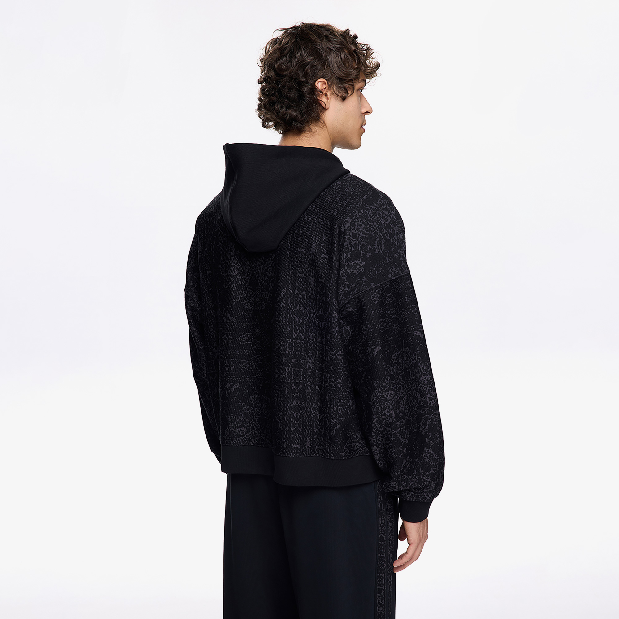 Les Benjamins Classic Full Zipped Erkek Siyah Sweatshirt