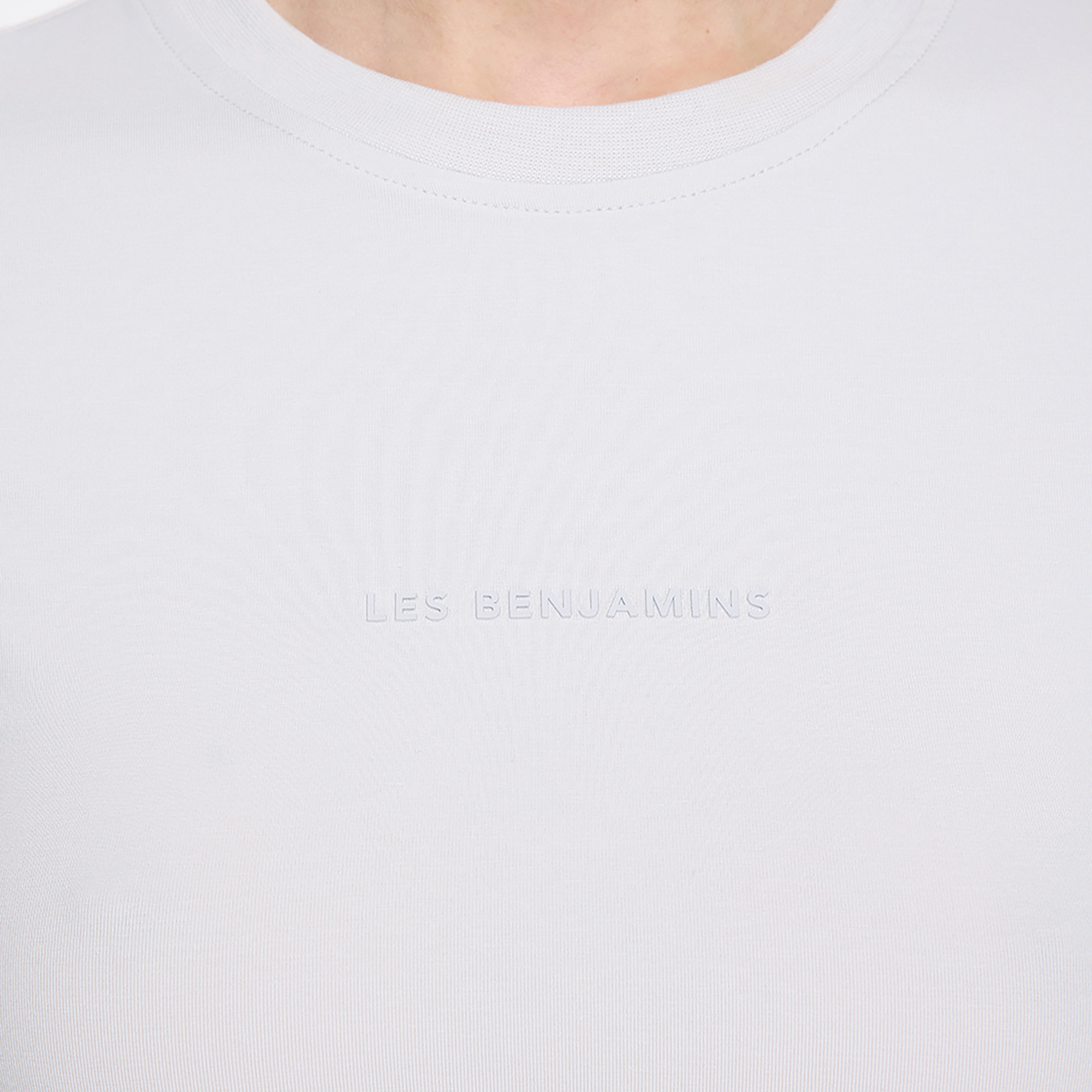 Les Benjamins Classic Cropped Kadın Beyaz T-Shirt