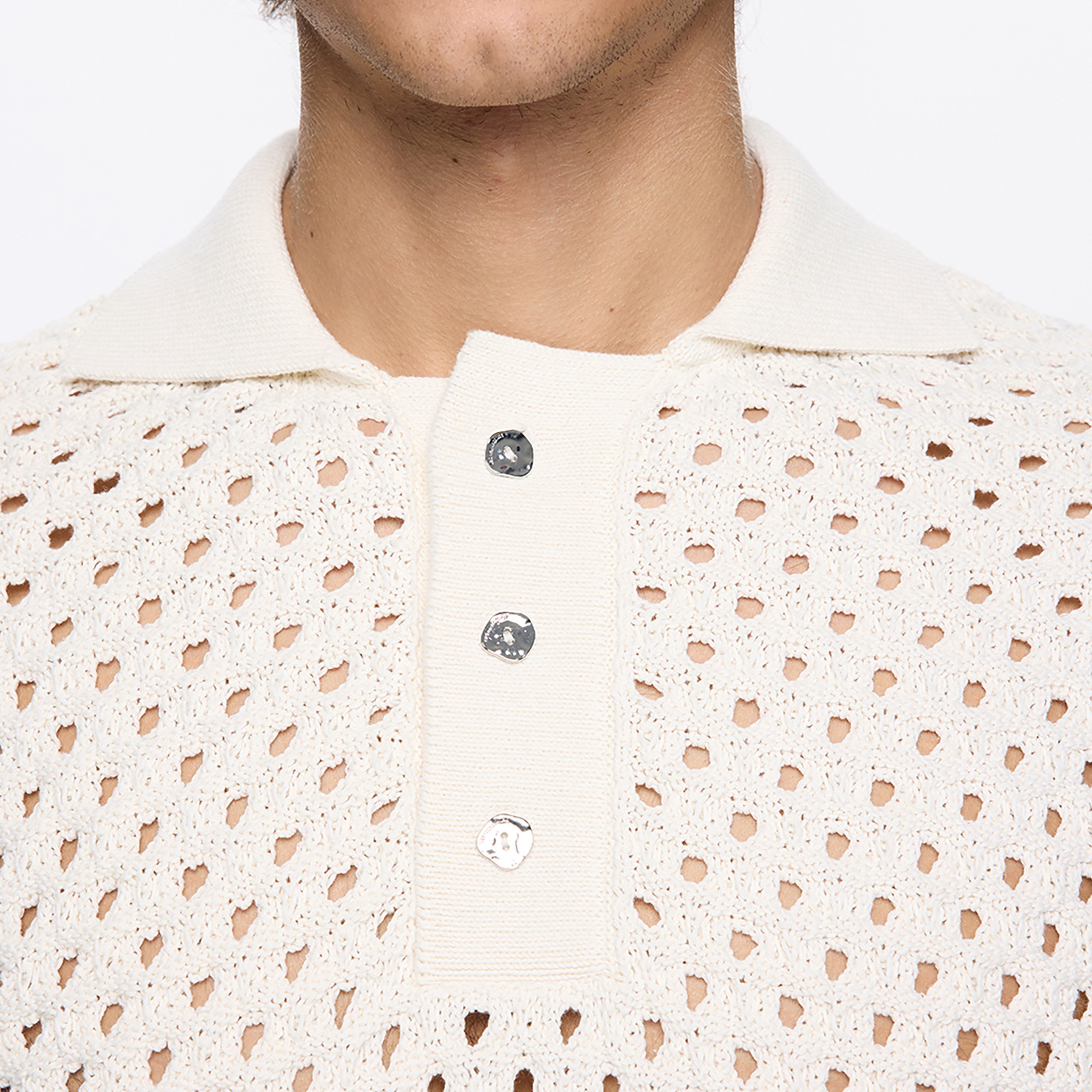 Les Benjamins Classic Knit 405 Erkek Bej Polo