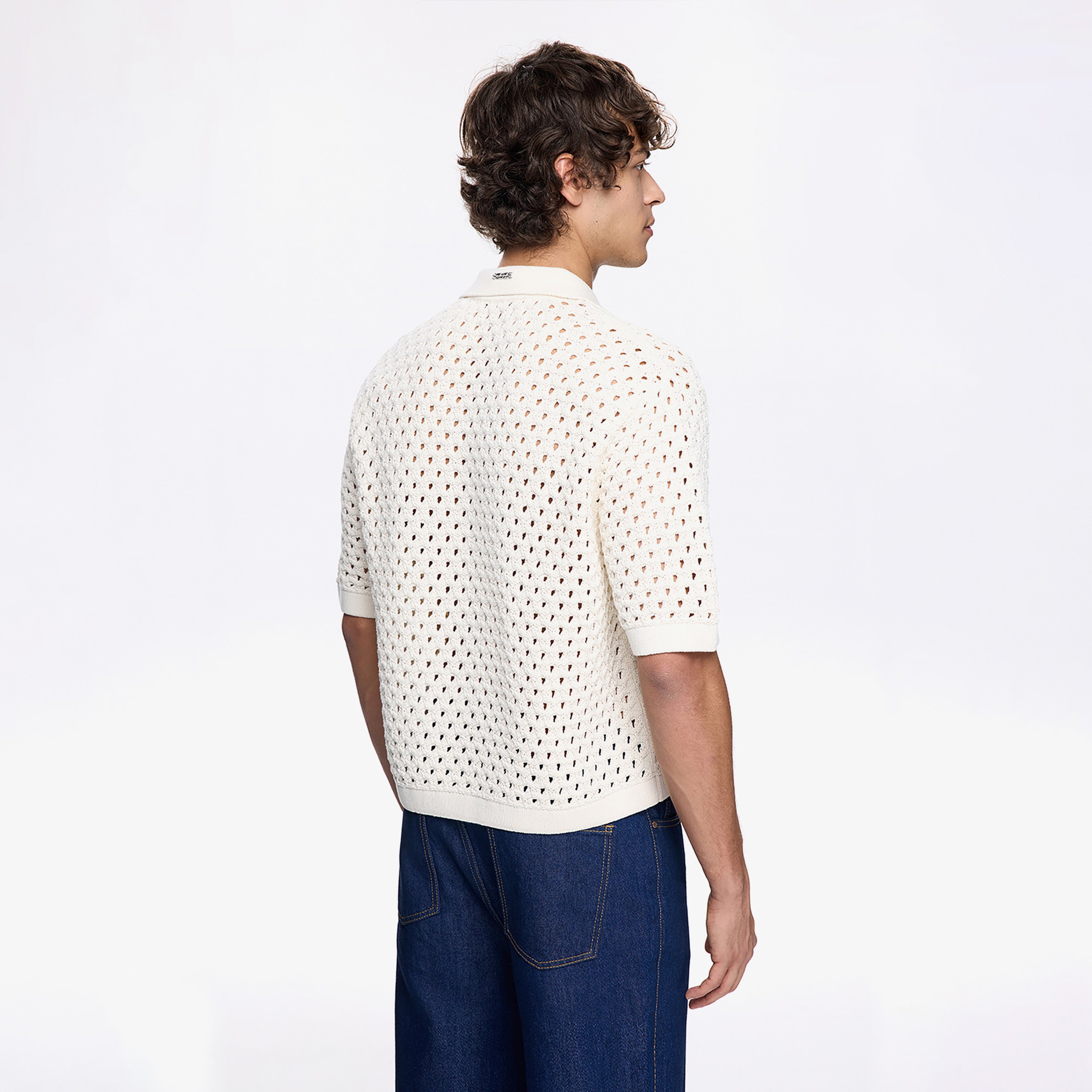 Les Benjamins Classic Knit 405 Erkek Bej Polo