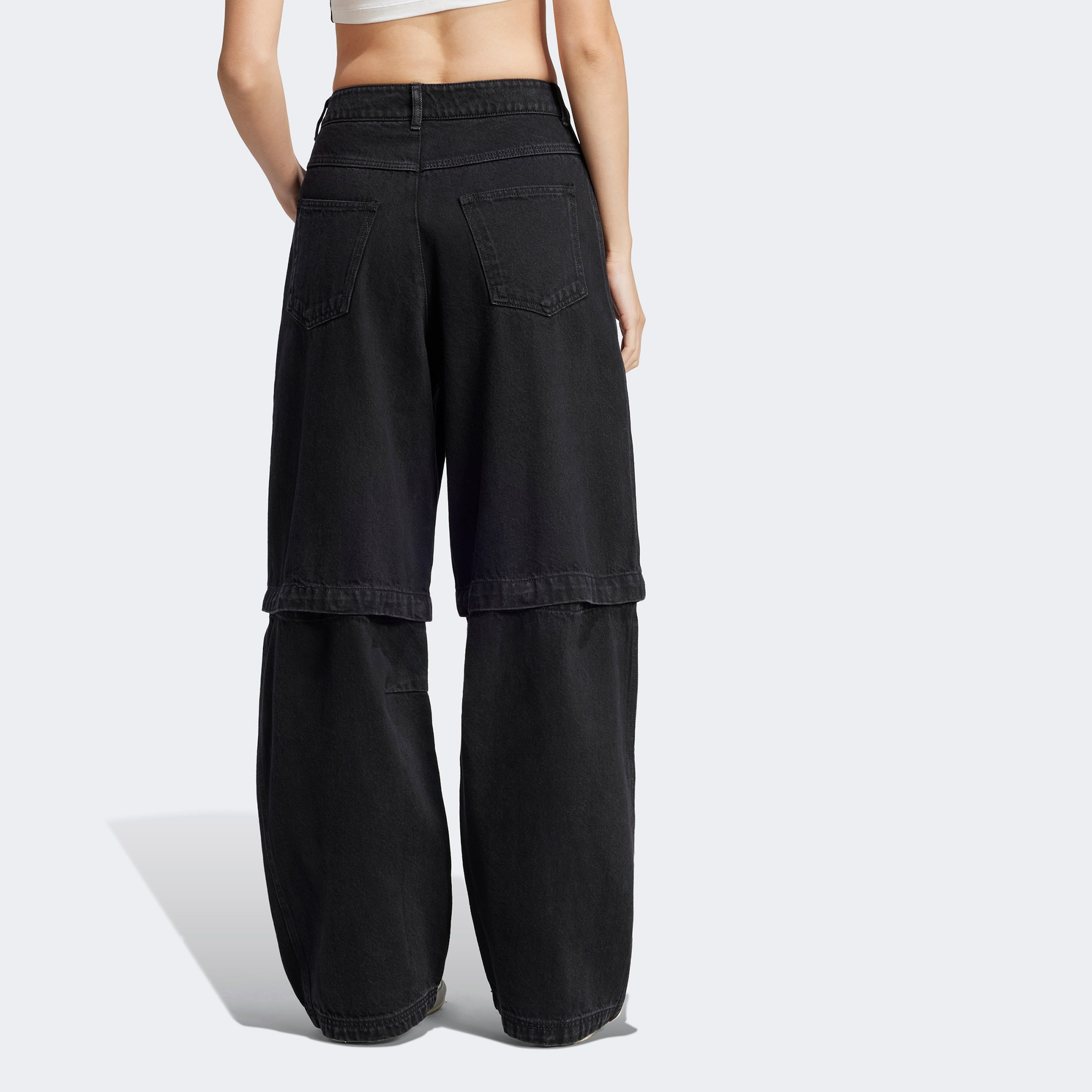 adidas Adibreak Denim Two in One Kadın Siyah Pantolon