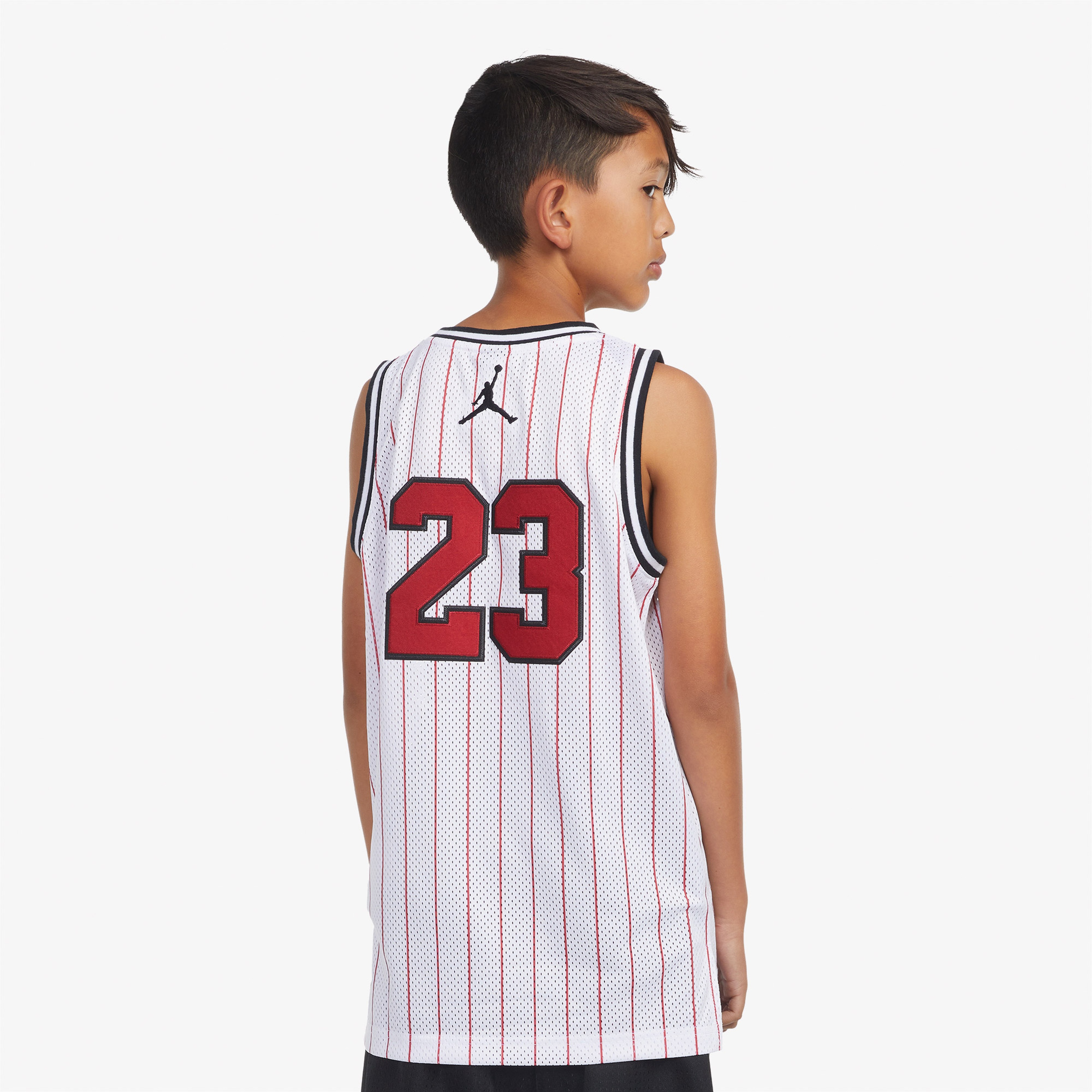 Jordan Grade School 23 Jersey Çocuk Beyaz Basketbol Forması