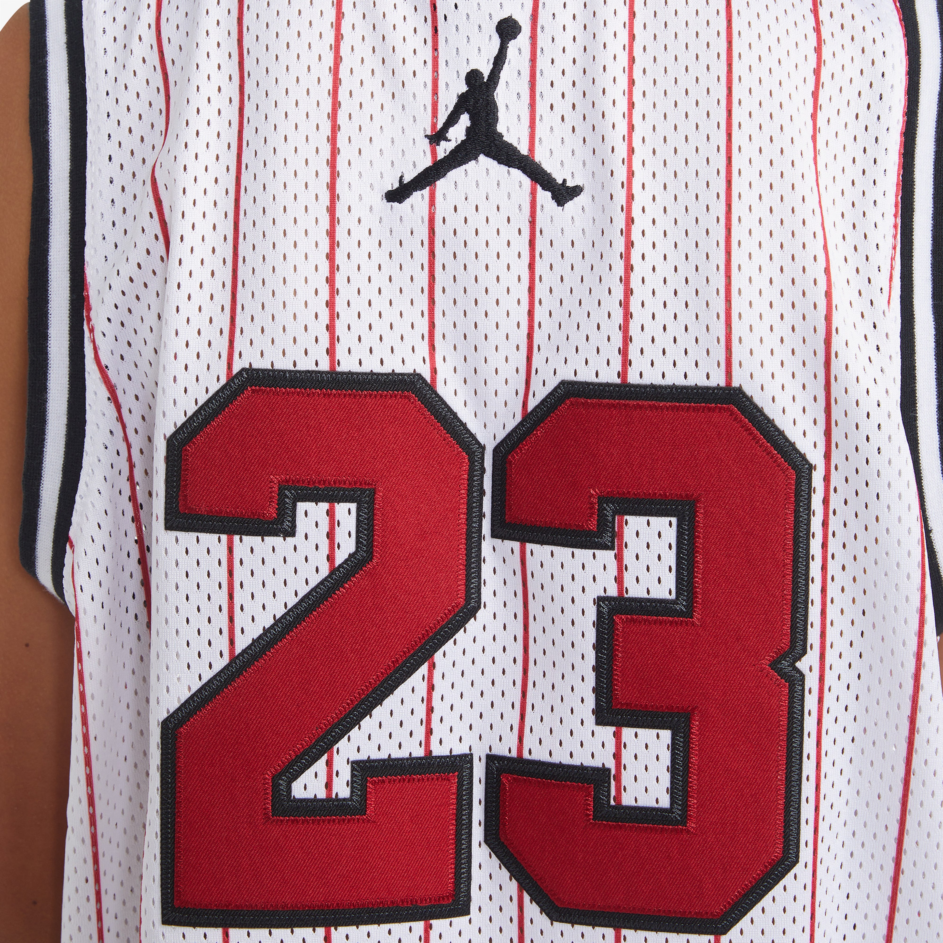 Jordan Grade School 23 Jersey Çocuk Beyaz Basketbol Forması