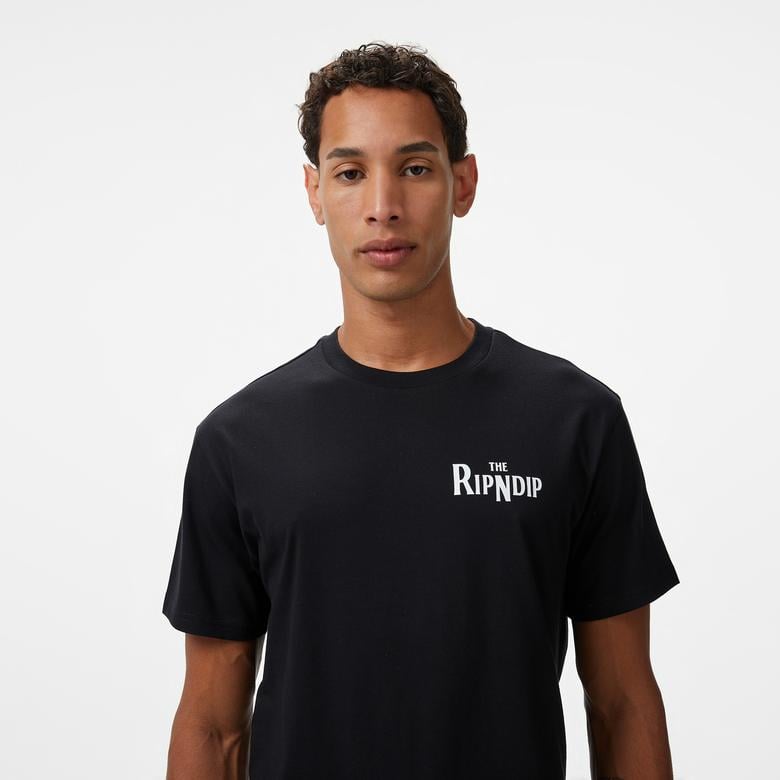 Ripndip Crosswalk Pocket Erkek Siyah T-Shirt