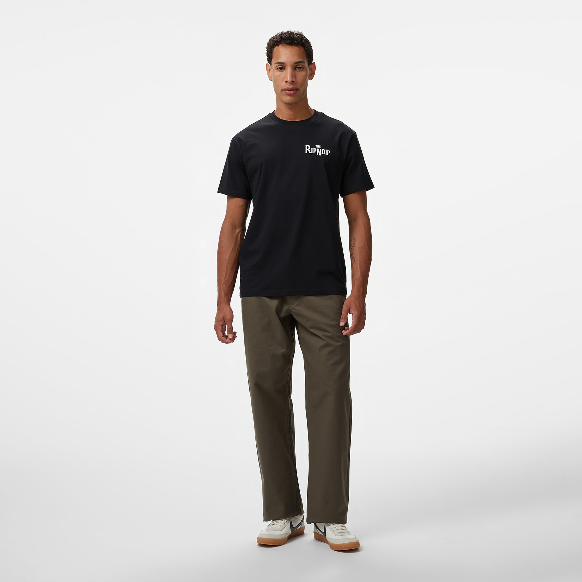 Ripndip Crosswalk Pocket Erkek Siyah T-Shirt