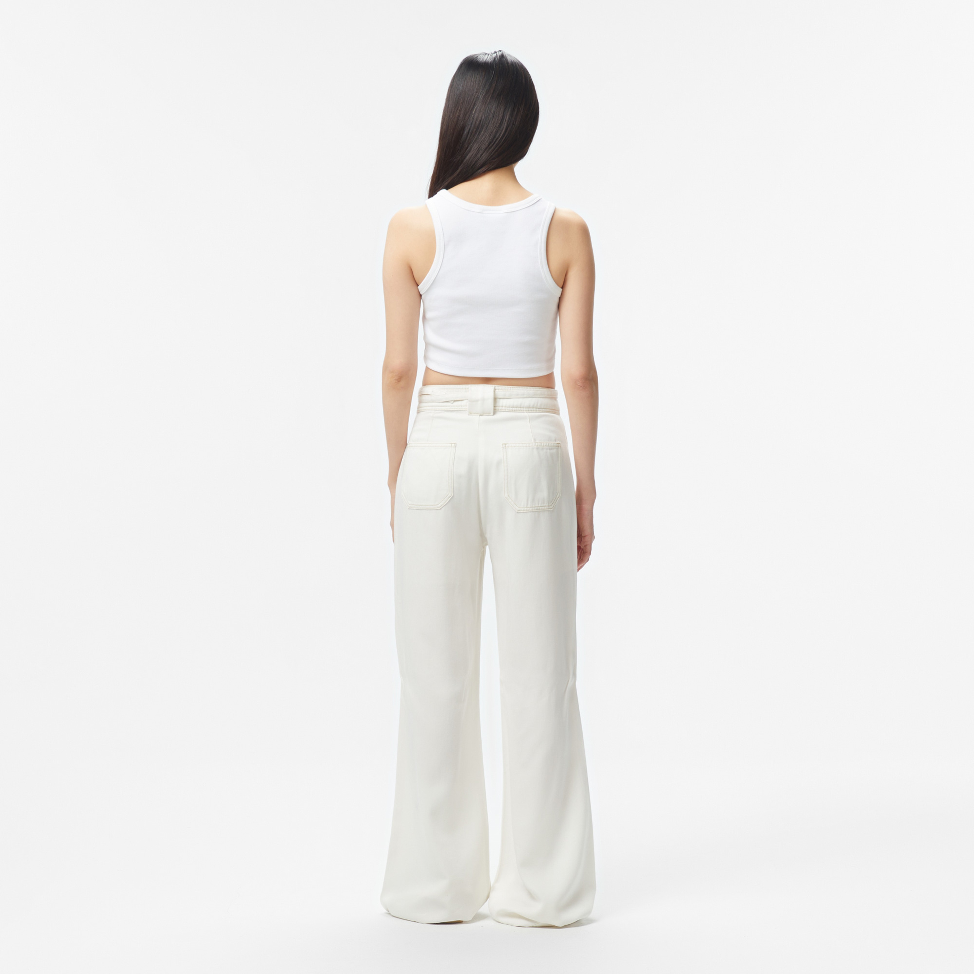 Boss Kadın Beyaz Pantolon