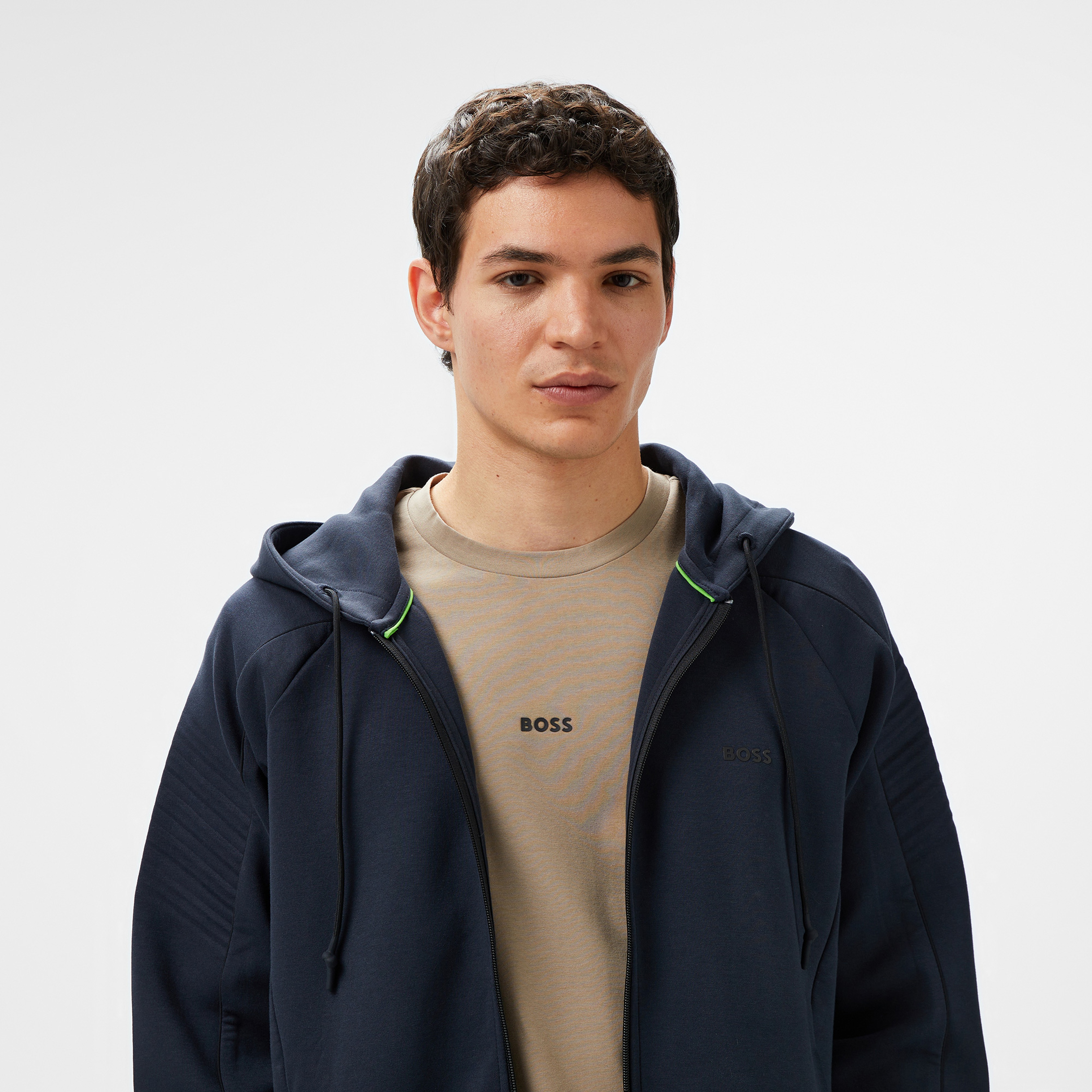 Boss Erkek Mavi Sweatshirt