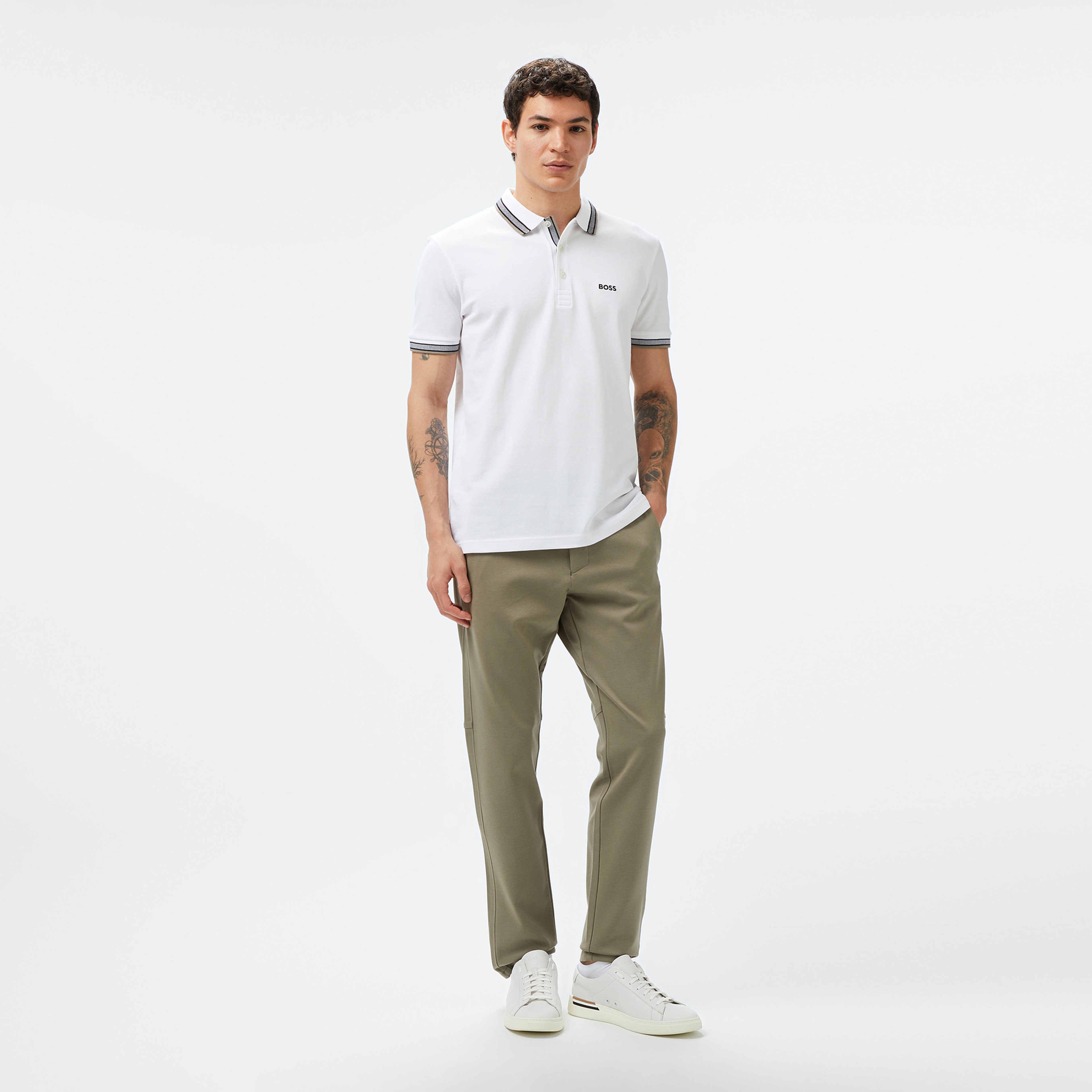 Boss Erkek Yeşil Pantolon