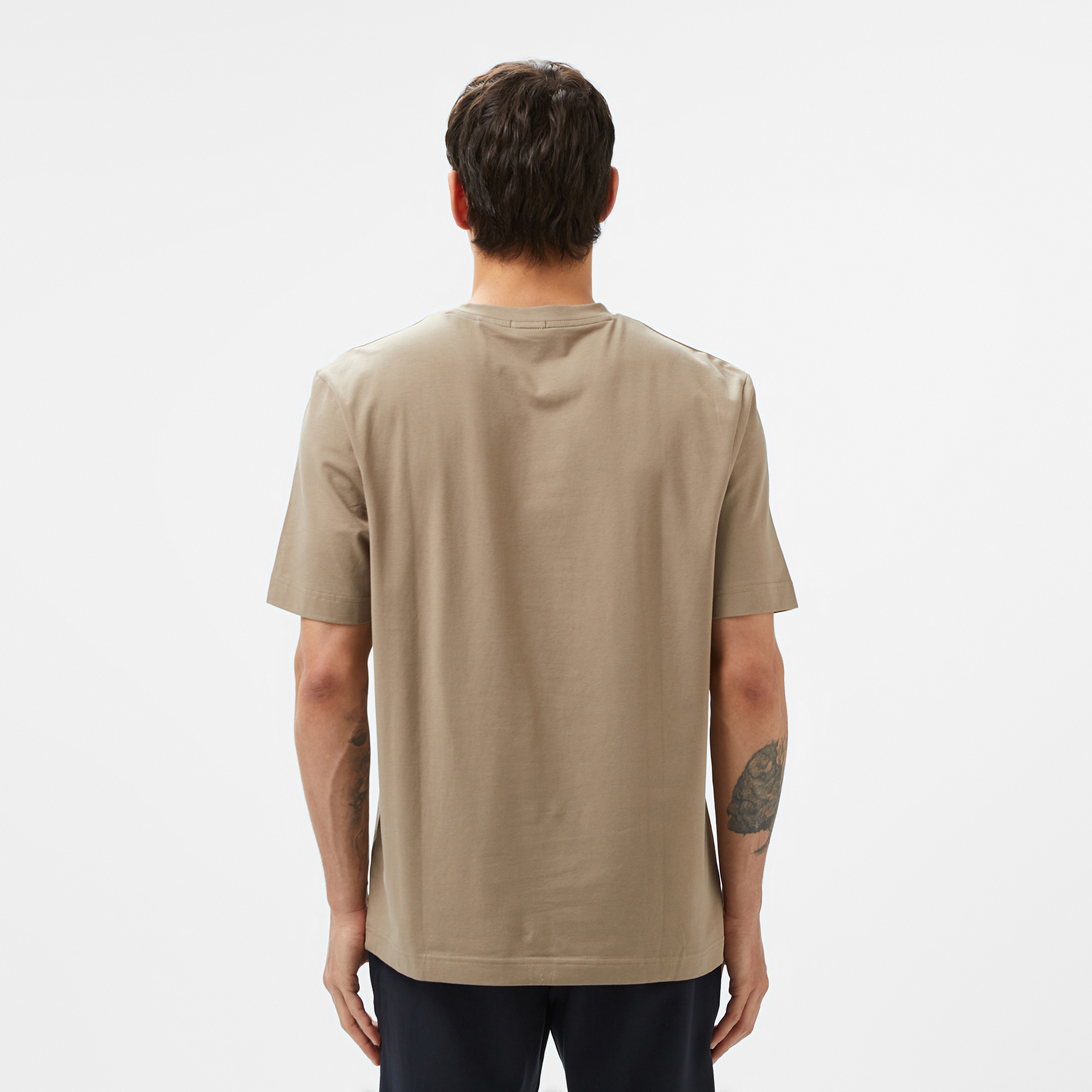 Boss Erkek Kahverengi T-Shirt