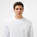 Boss Erkek Beyaz Sweatshirt