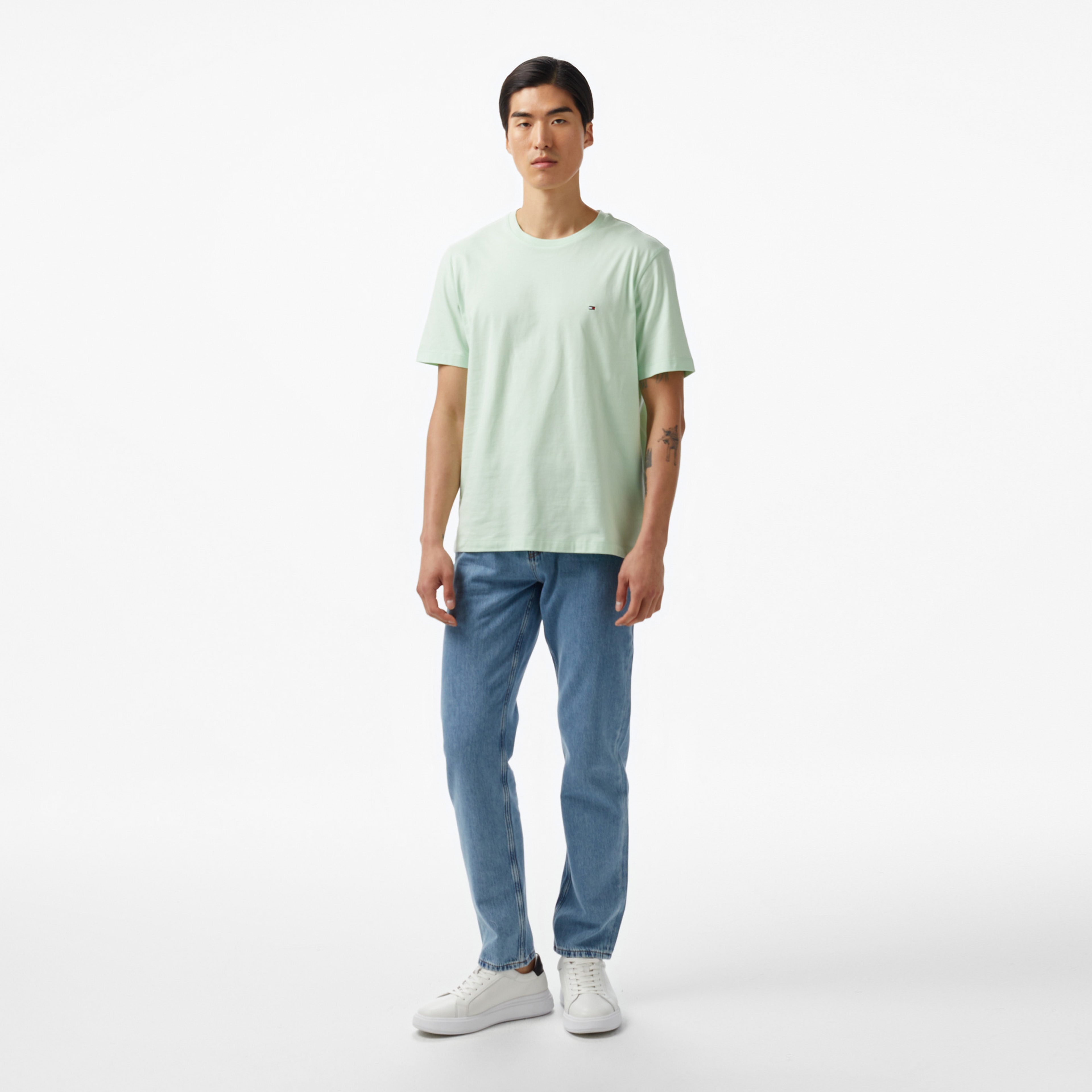 Tommy Hilfiger Erkek Yeşil T-Shirt