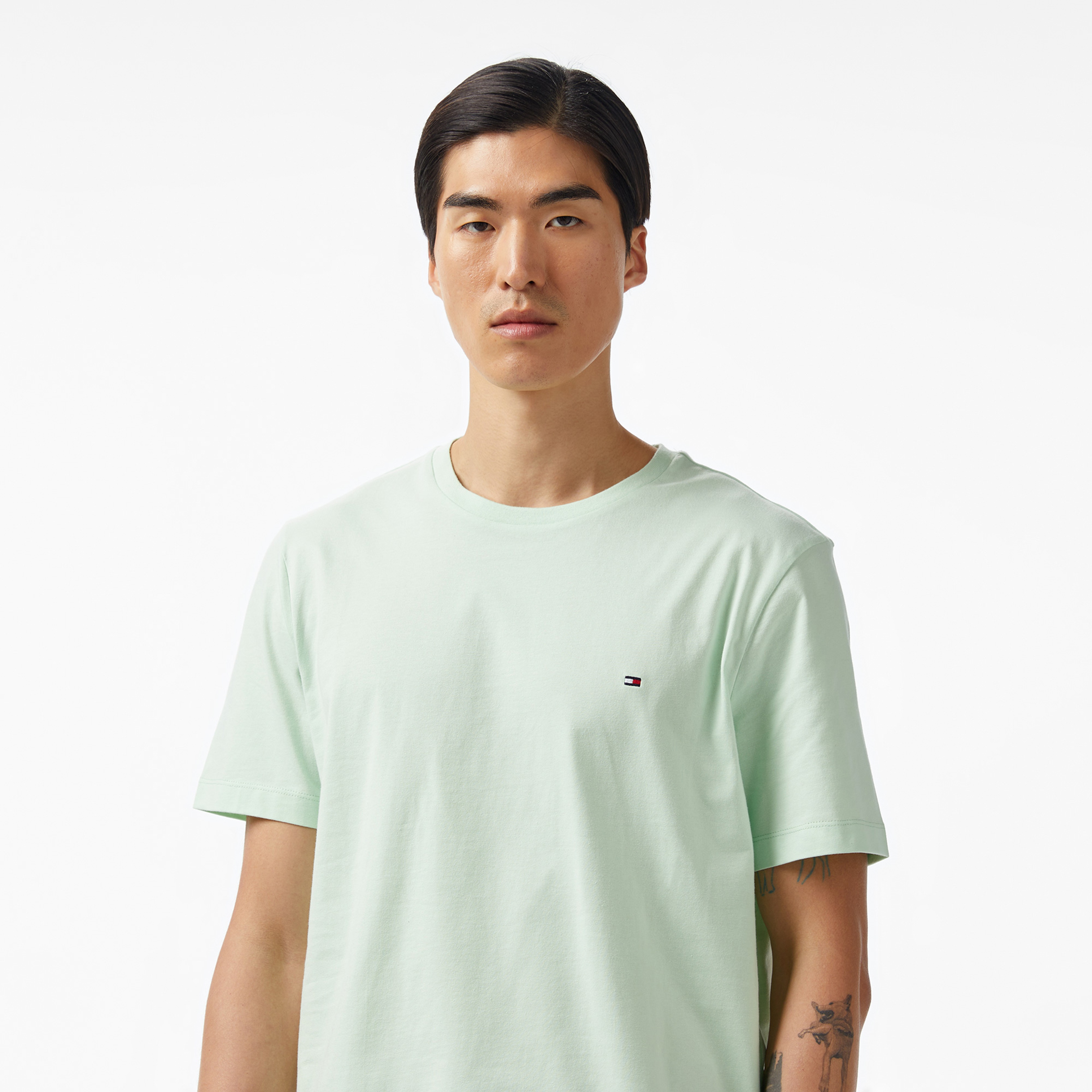 Tommy Hilfiger Erkek Yeşil T-Shirt