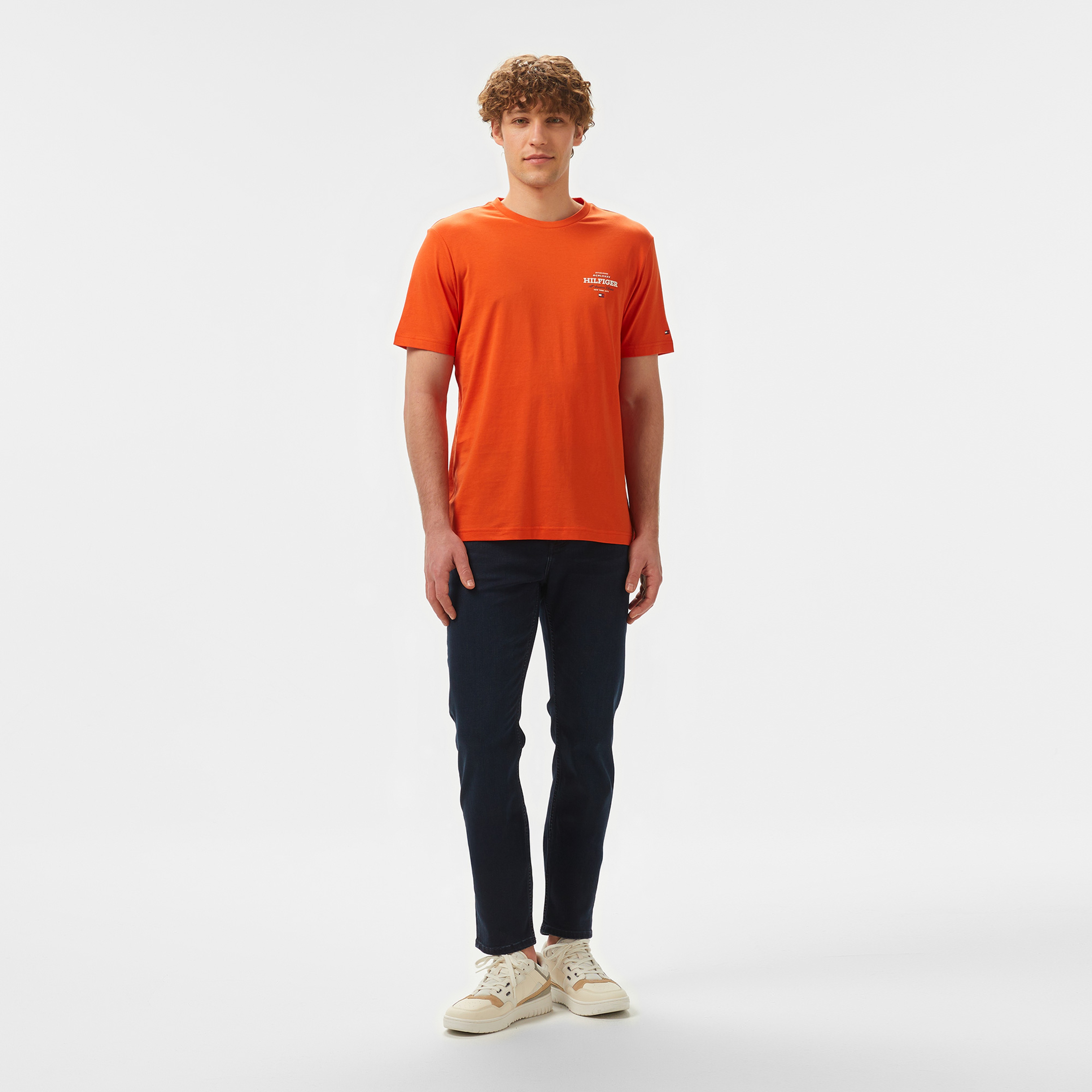 Tommy Hilfiger Erkek Turuncu T-Shirt