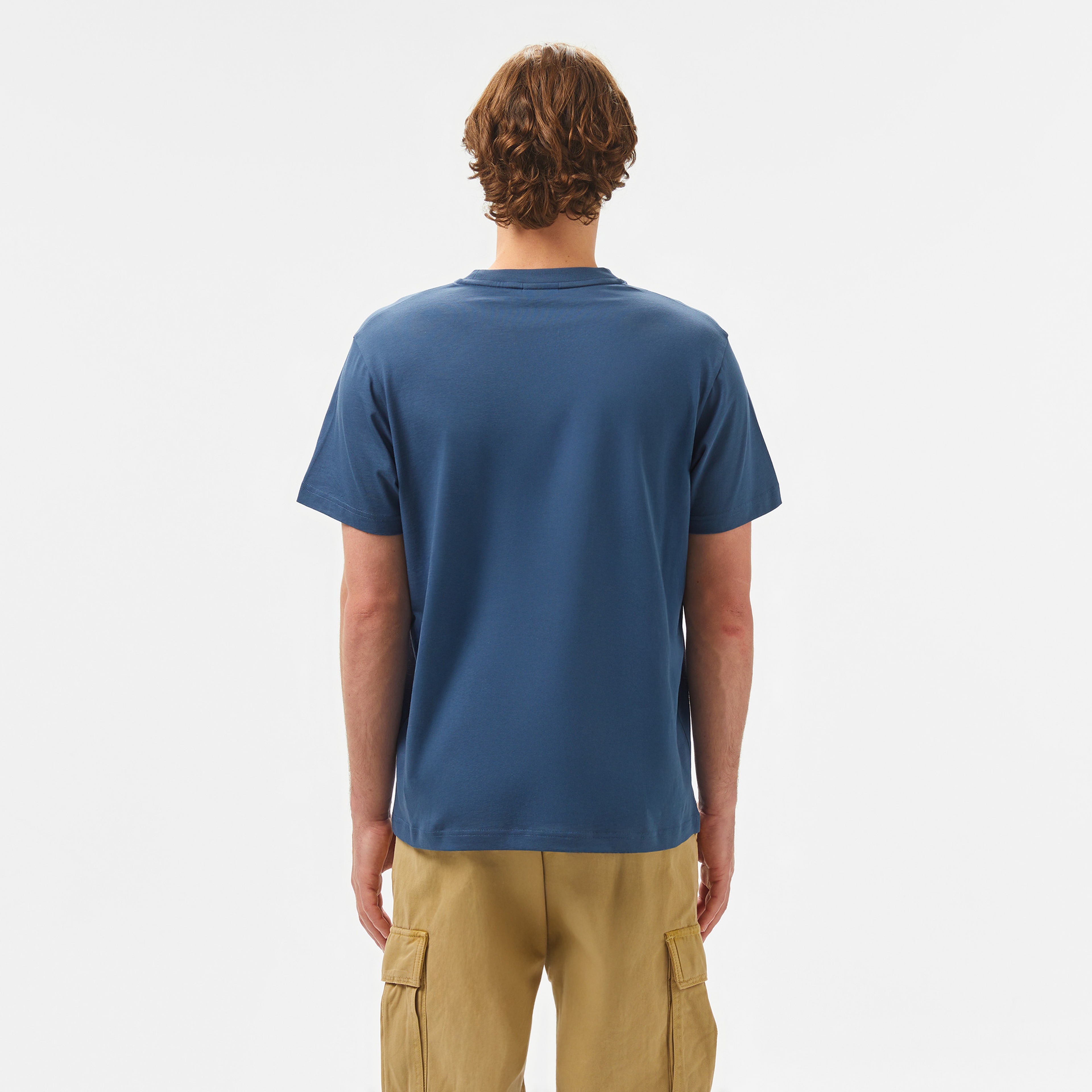Calvin Klein Erkek Mavi T-Shirt