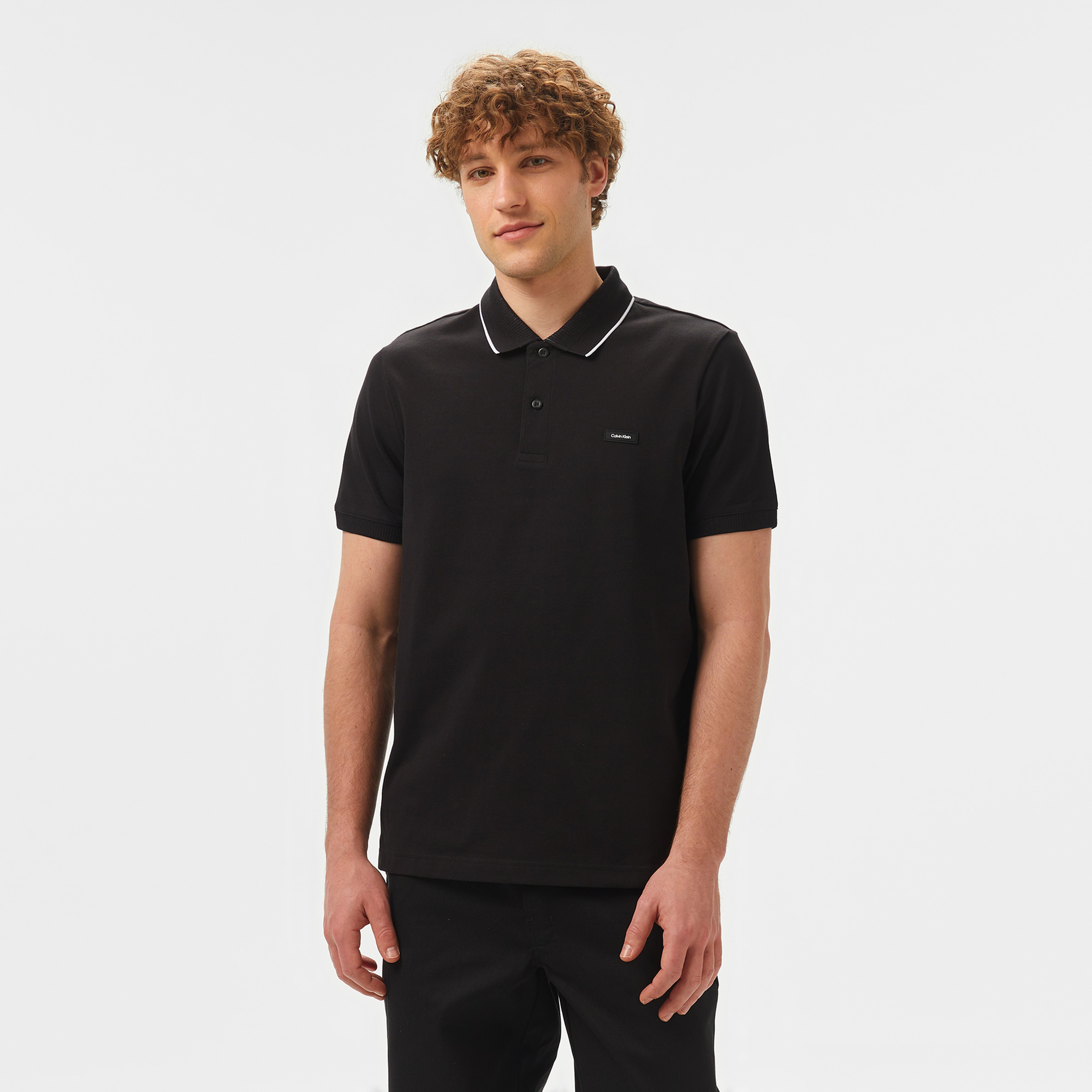Calvin Klein Erkek Siyah Polo