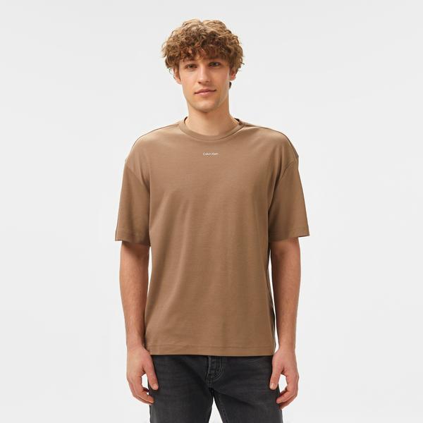 Calvin Klein Erkek Gri T-Shirt